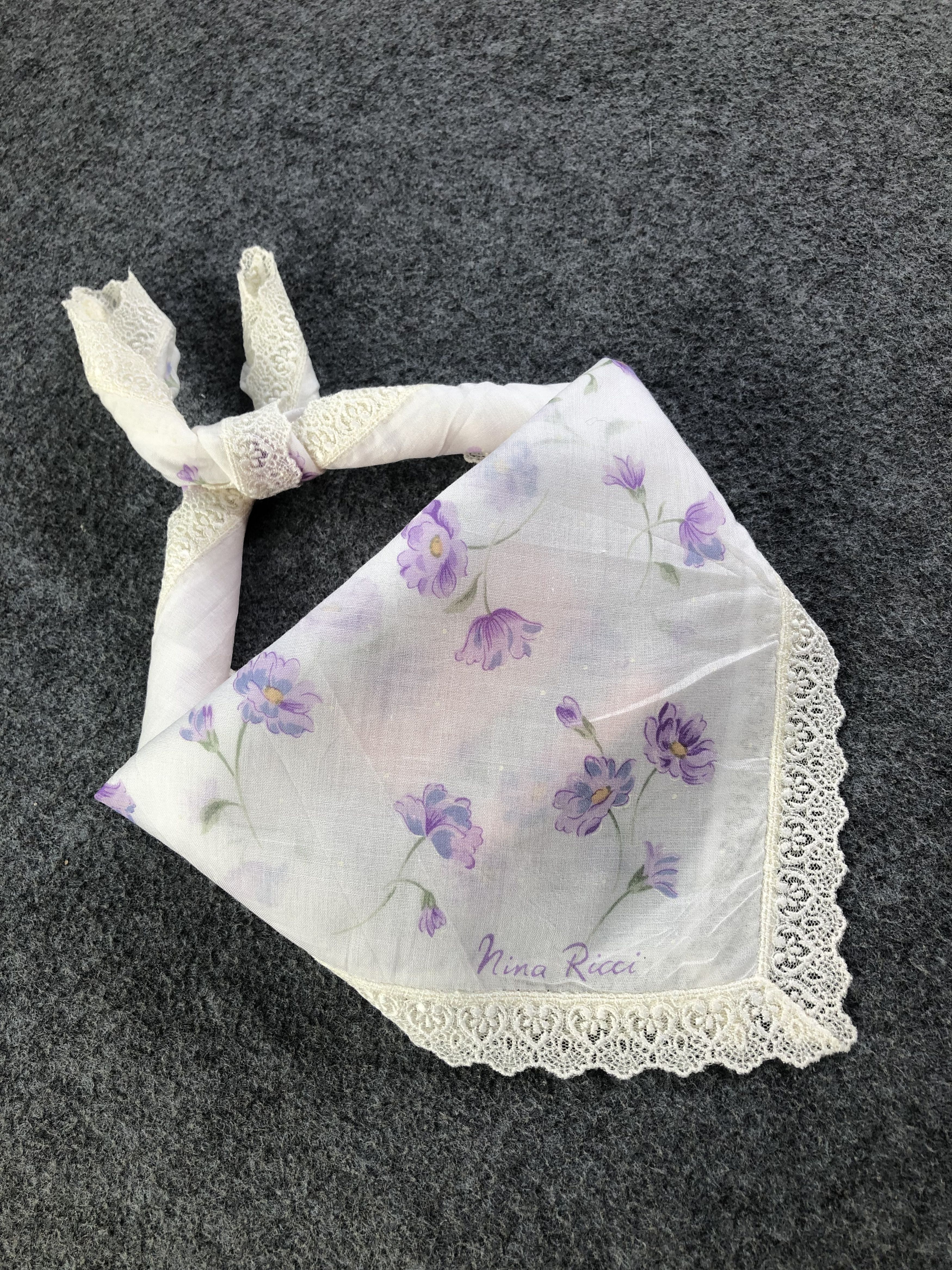 Nina Ricci × Vintage Nina RIcci Handkerchief / Bandana / Neckerchief Size ONE SIZE - 2 Thumbnail