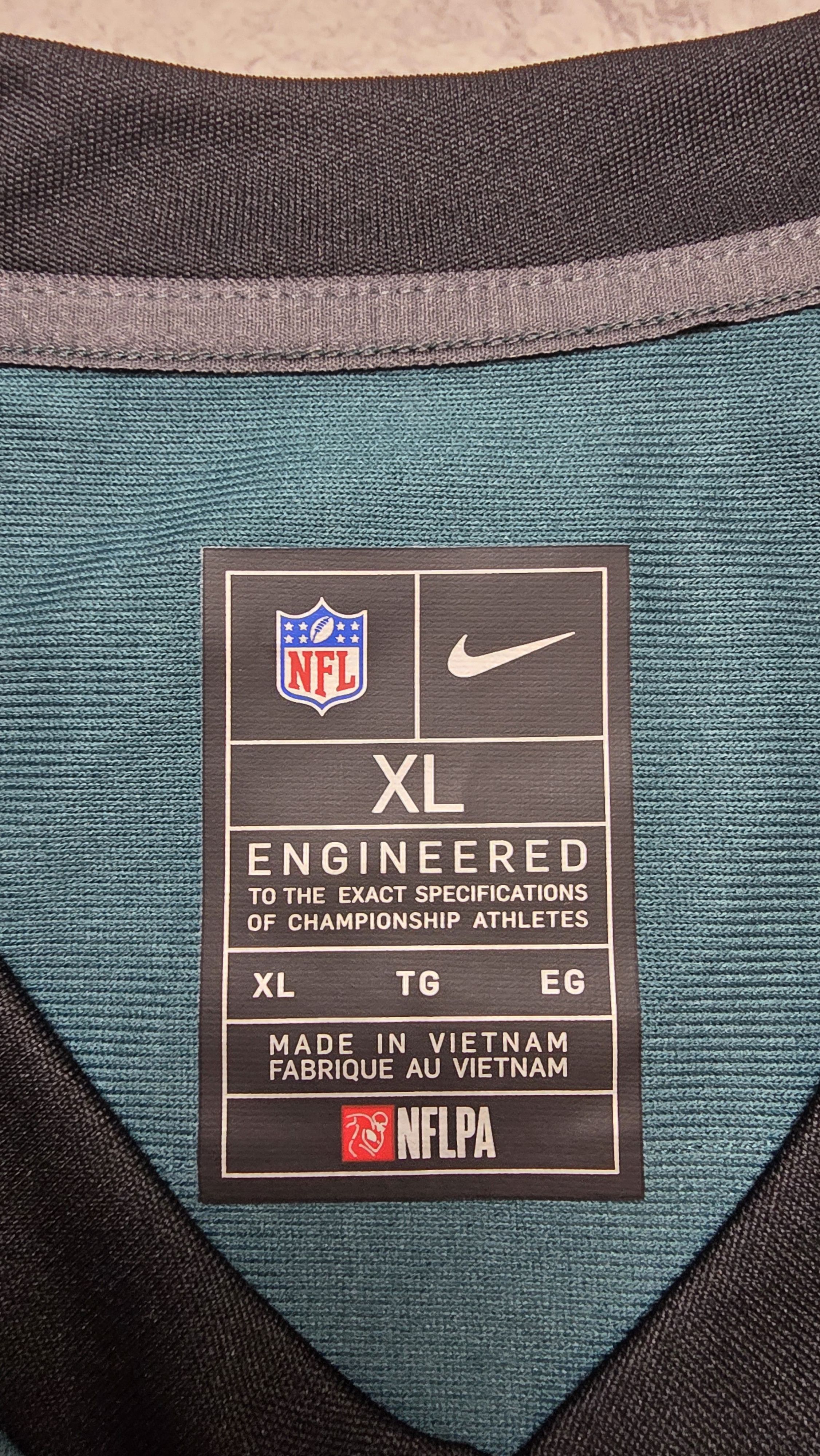 Nike Hurts Jersey Midnight Philadelphia Eagles SuperBowl LIX Size US XL / EU 56 / 4 - 17 Thumbnail