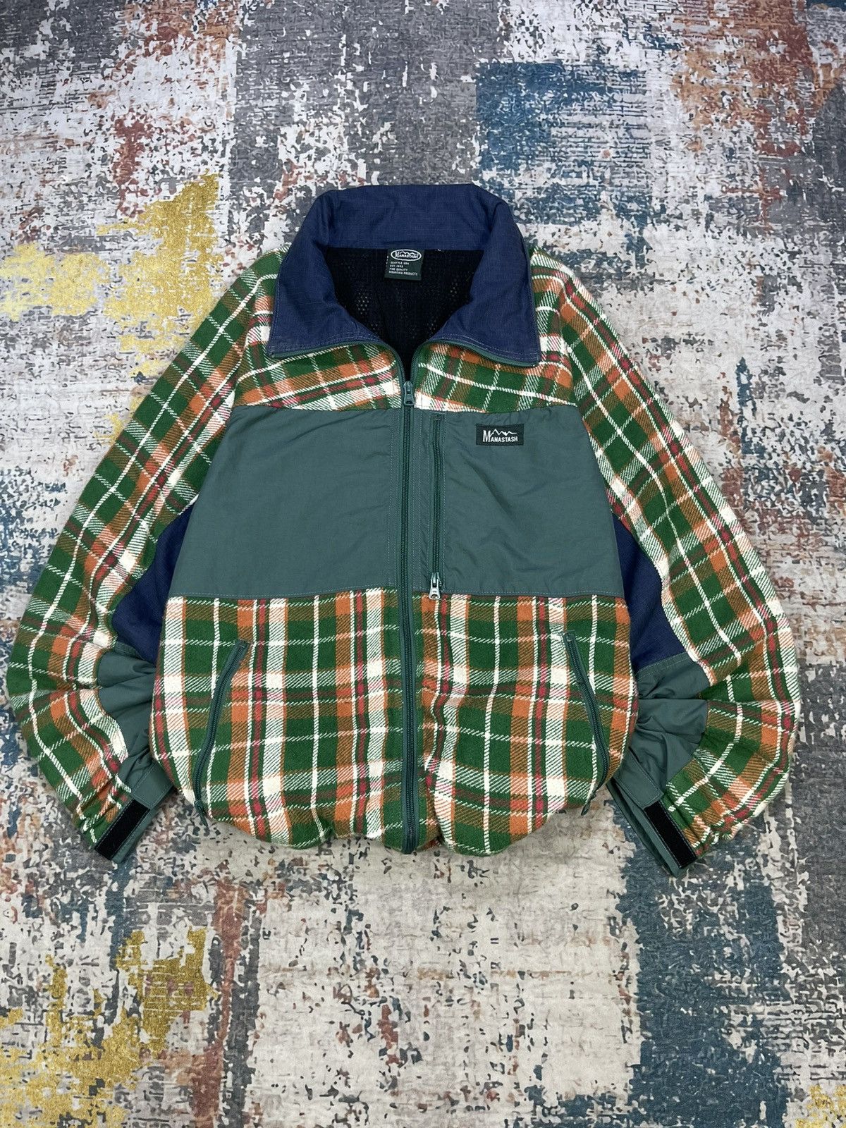 Manastash Manastash Hemp Fibre Green Plaid Jacket Size US M / EU 48-50 / 2 - 1 Thumbnail