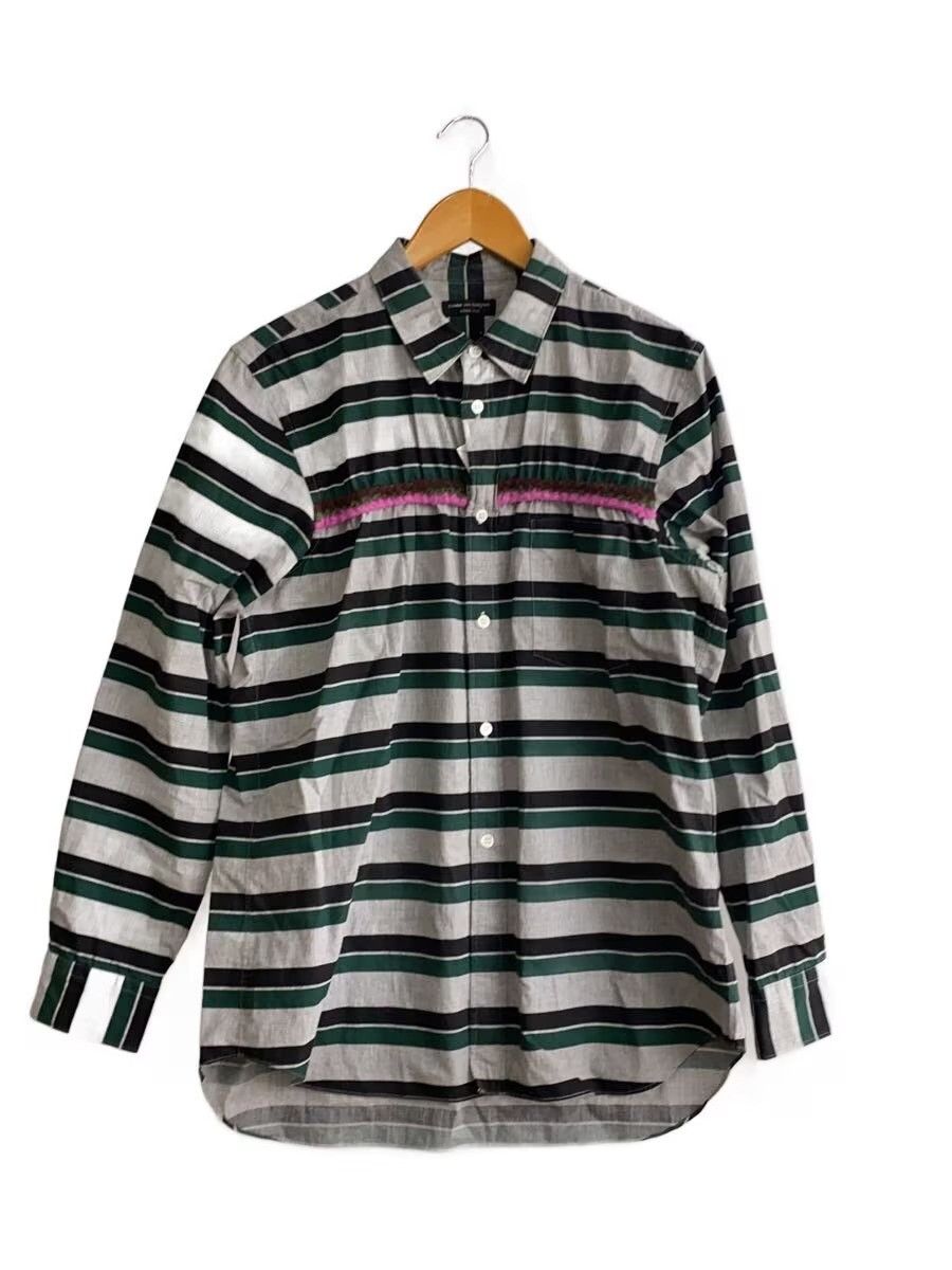 Comme des Garcons Homme Plus 2004 Striped Shirt Size US M / EU 48-50 / 2 - 1 Thumbnail
