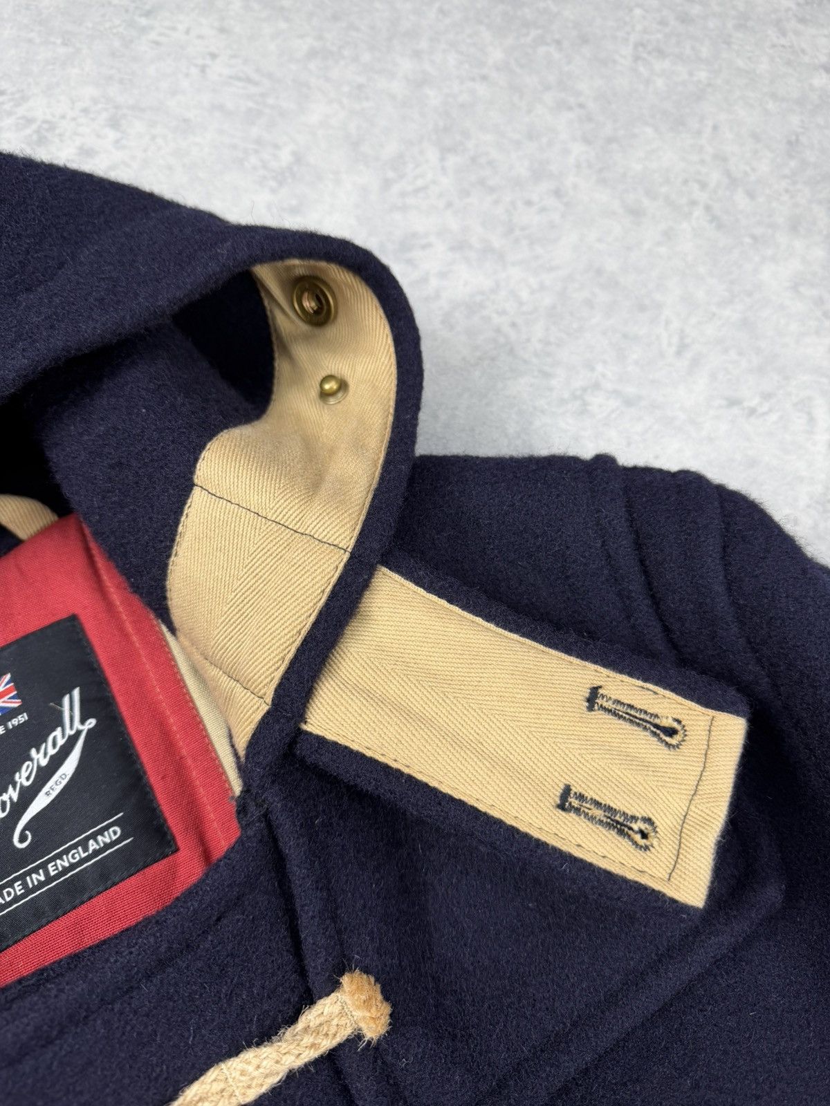 Gloverall Gloverall Monty Navy Duffle Coat Wool Mens S England Size US S / EU 44-46 / 1 - 10 Thumbnail