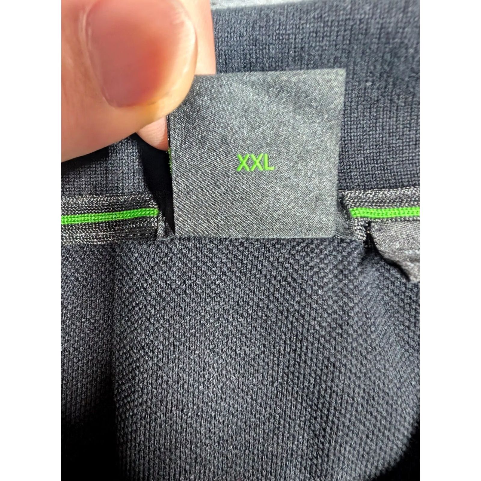 Vintage Boss Polo Shirt Mens 2XL Black Regular Fit Tipped Collar Logo Casual Pique Size US XXL / EU 58 / 5 - 6 Thumbnail