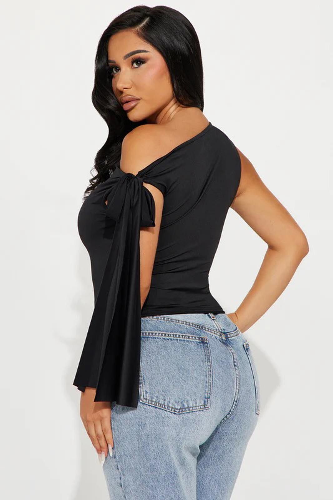 Fashion Nova Kamari Off Shoulder Top - Black Size XL / US 12-14 / IT 48-50 - 2 Thumbnail