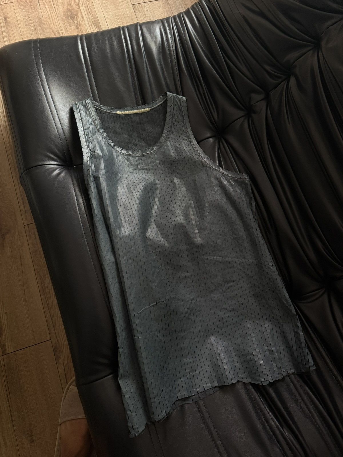 Carol Christian Poell Carol Christian Poell Object Dyed Sifter Tank Size US M / EU 48-50 / 2 - 2 Thumbnail