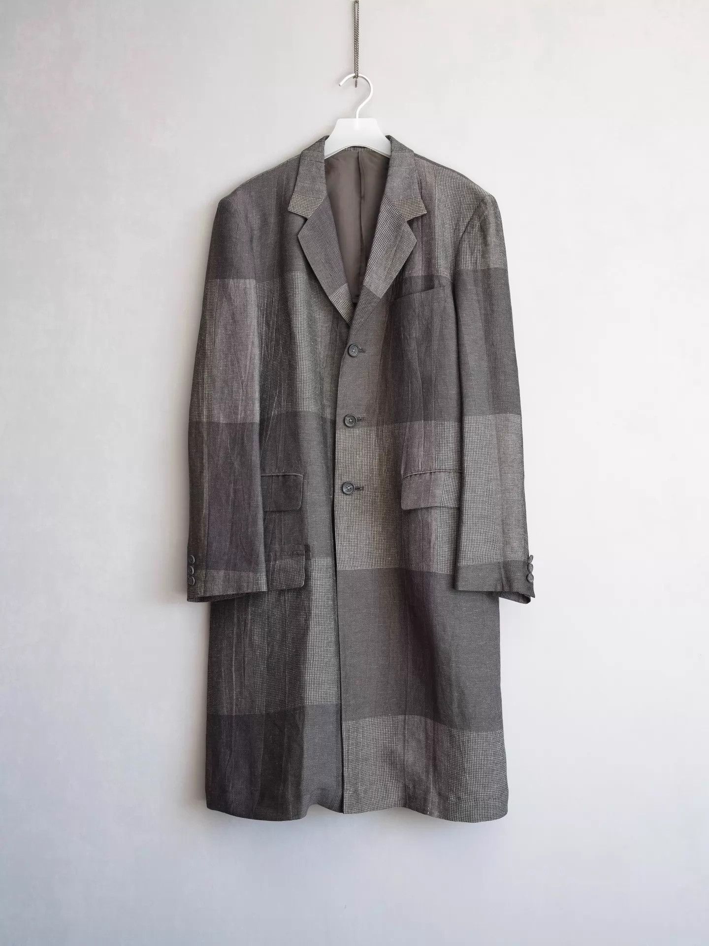 Yohji Yamamoto Yohji Yamamoto 20SS Color Blocked Dr.Jkt Coat Size 3 Size US L / EU 52-54 / 3 - 1 Thumbnail