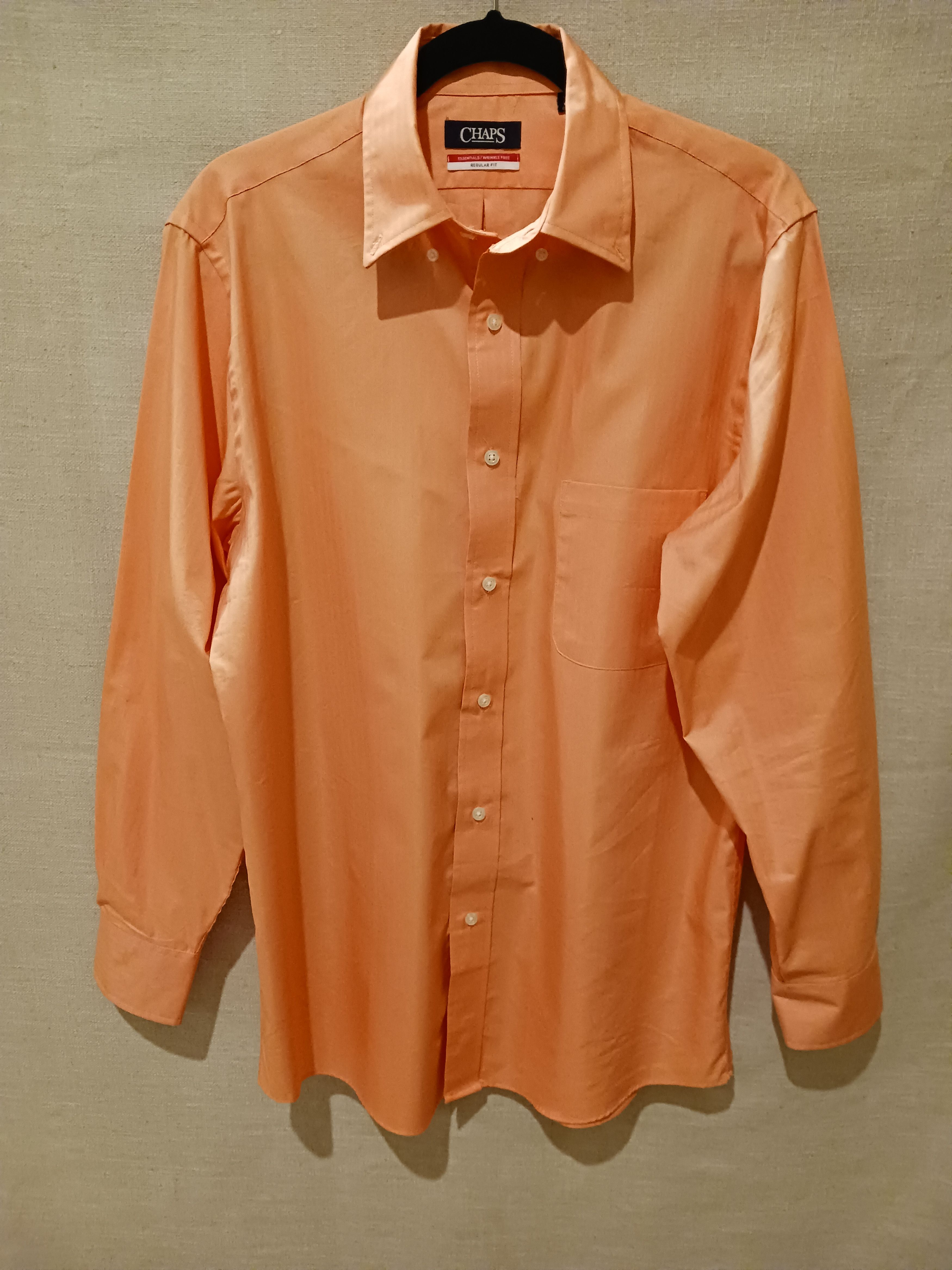 Chaps Vintage 90's Cotton/Poly Dress Shirt Size US M / EU 48-50 / 2 - 1 Thumbnail
