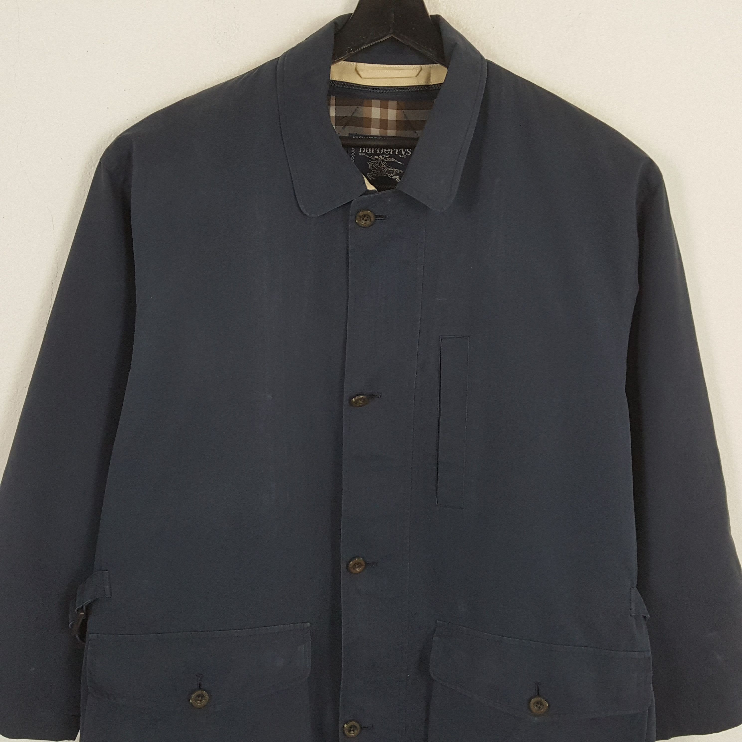 Burberry × Vintage BURBERRYS Fashion Brand Style Custom Art Coat Jacket Size US L / EU 52-54 / 3 - 4 Thumbnail