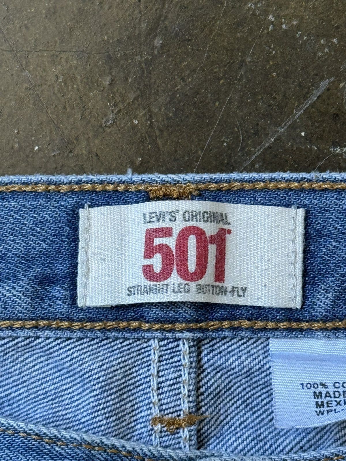 Levi's LEVI 501 Straight Leg Jeans Size US 34 / EU 50 - 2 Thumbnail