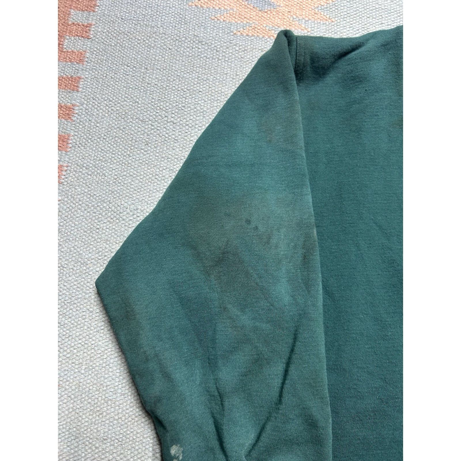 ESPIRIT VINTAGE Pro Spirit Sweatshirt Cardigan 90s Women Large Forest Green Shirt Size L / US 10 / IT 46 - 3 Thumbnail