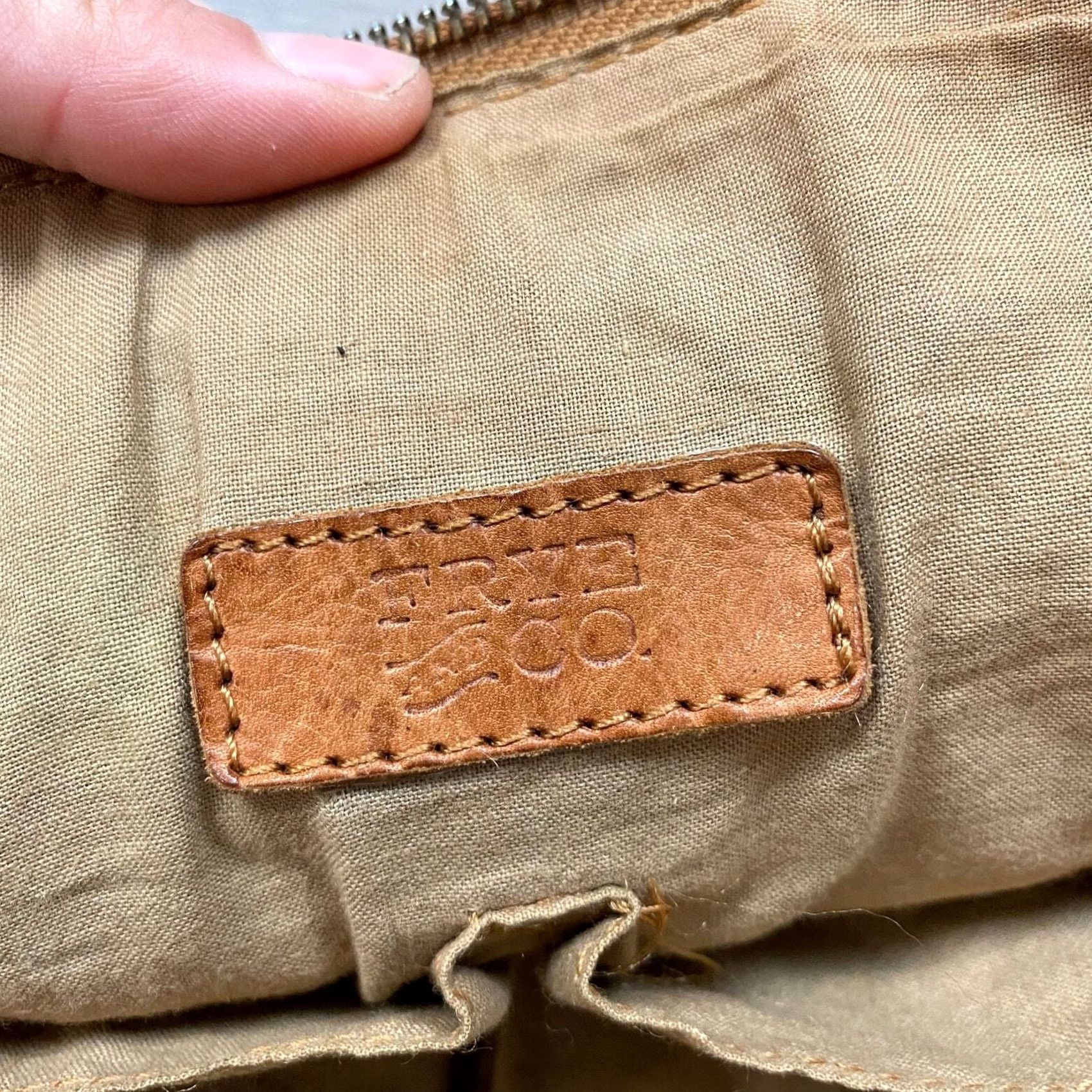 Frye FRYE Leather Crossbody Bag Purse Small Brown Women Size ONE SIZE - 5 Thumbnail