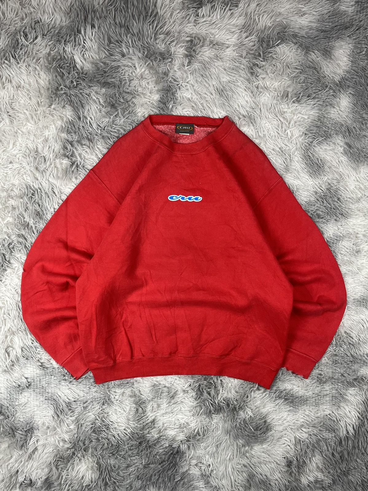 Vintage Vintage CRU Surf Sweatshirt Size US M / EU 48-50 / 2 - 1 Thumbnail