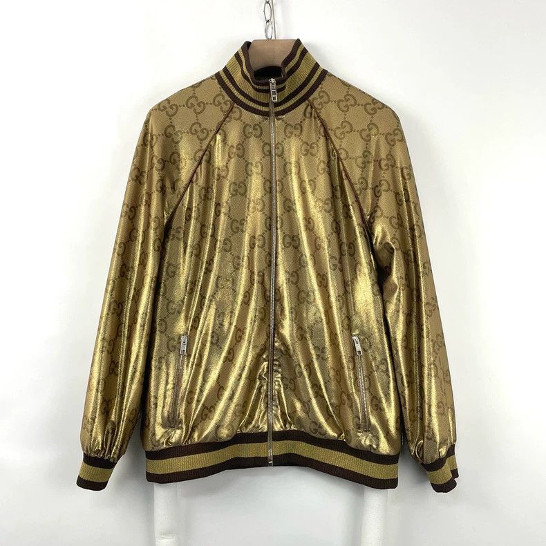 Gucci Gucci Double G full-print gold jacket 2504-Nextarrow Size US S / EU 44-46 / 1 - 1 Thumbnail