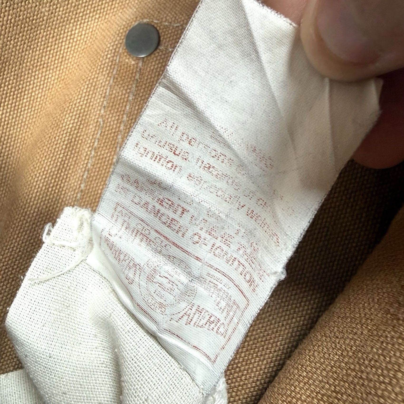 Carhartt VINTAGE Carhartt Work Pants Mens 44x29 Brown Carpenter USA Made Size US 44 / EU 60 - 6 Thumbnail