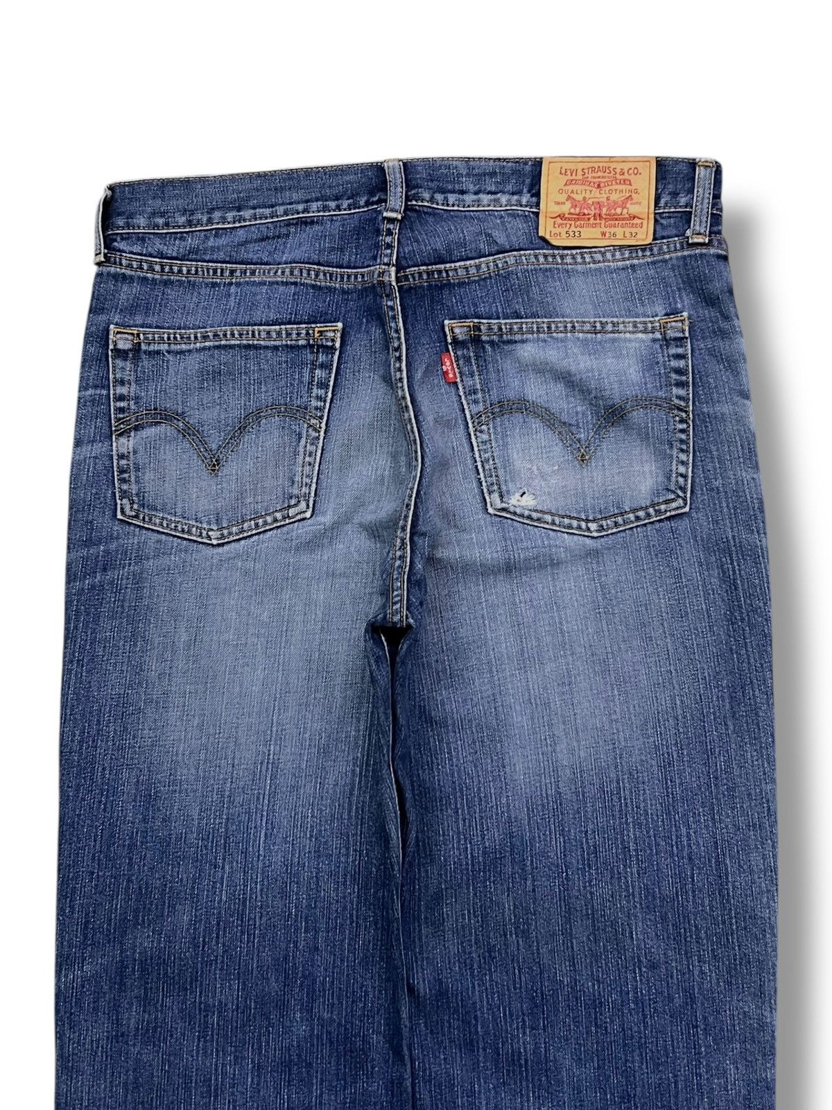 Levi's Baggy Vintage Levi’s 533 Japan - Faded Wash,Distressed Denim Size US 36 / EU 52 - 5 Thumbnail