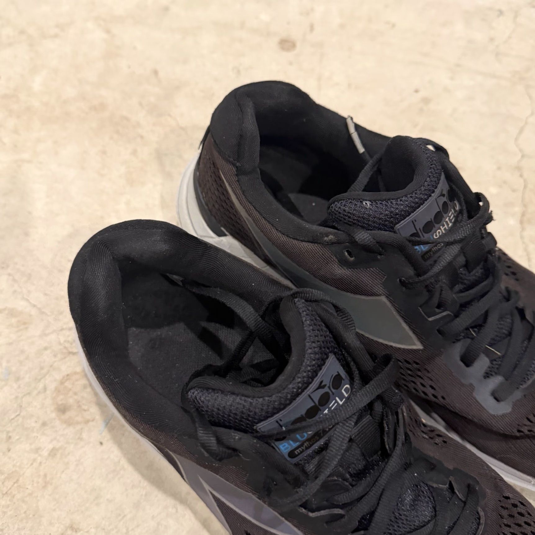 Diadora Diadora Mens Size 8.5 Mythos Blushield Vortice Hip Black Silver Size ONE SIZE - 3 Thumbnail
