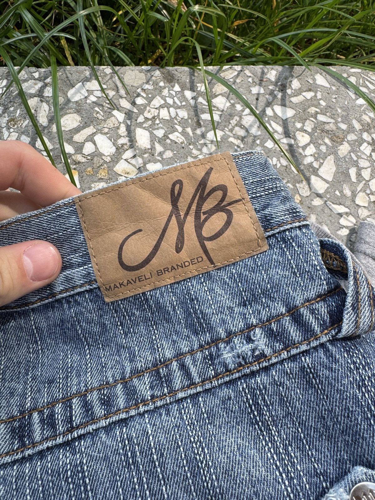 Makaveli MAKAVELI TUPAC SHAKUR Baggy Denim Jeans Pant Size US 38 / EU 54 - 6 Thumbnail