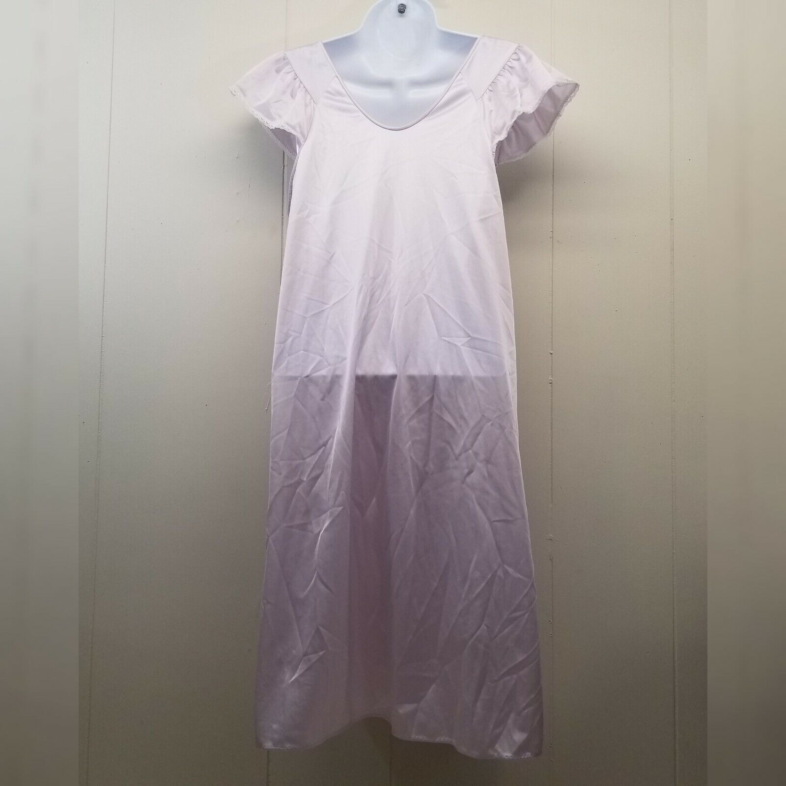 Vintage Lorraine SMALL USA Light Purple Night Gown Robe Sheer 2 Pc Size S / US 4 / IT 40 - 4 Thumbnail