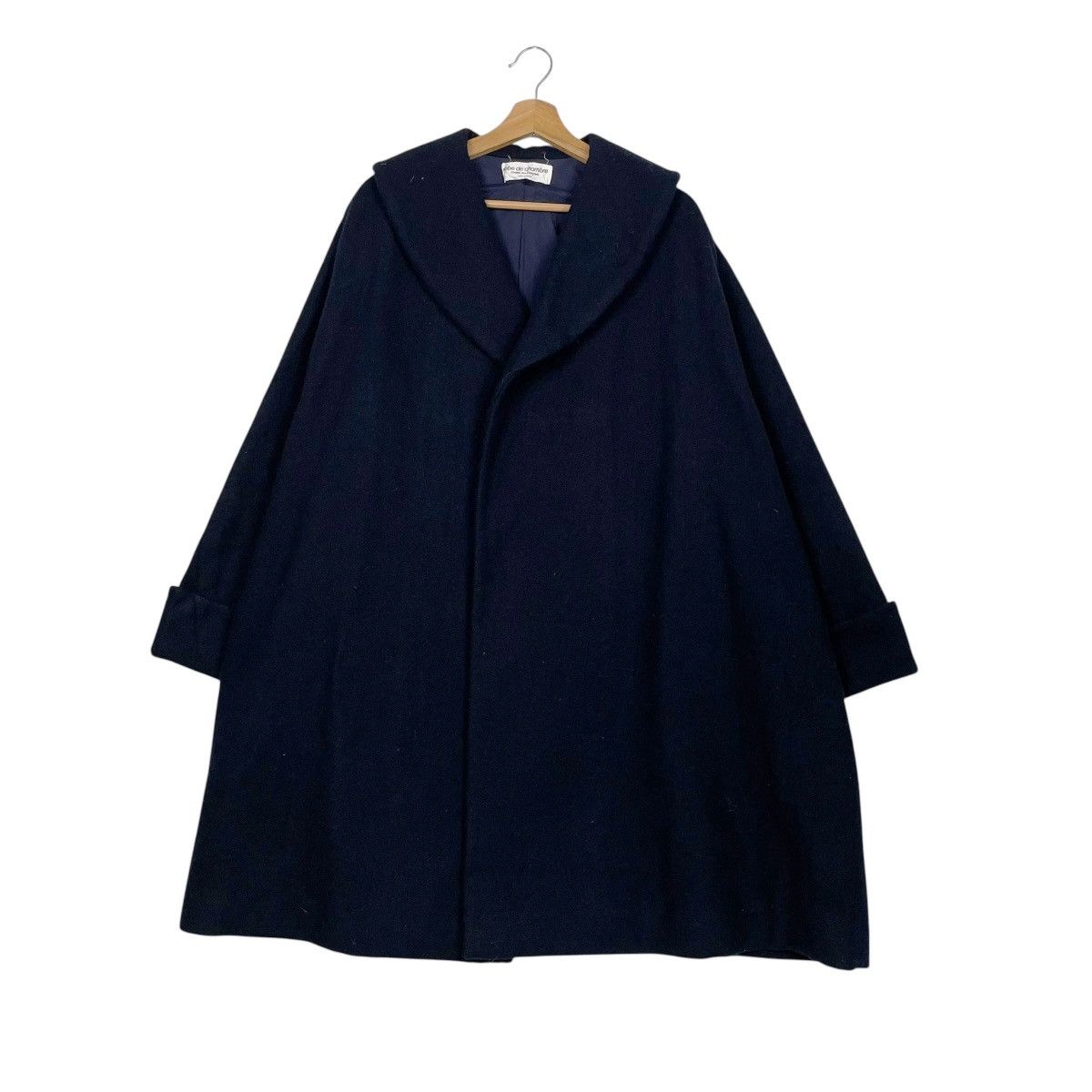 Comme des Garcons Vintage AD1996 Comme Des Garcons Robe De Chambre Overcoat Size L / US 10 / IT 46 - 1 Thumbnail