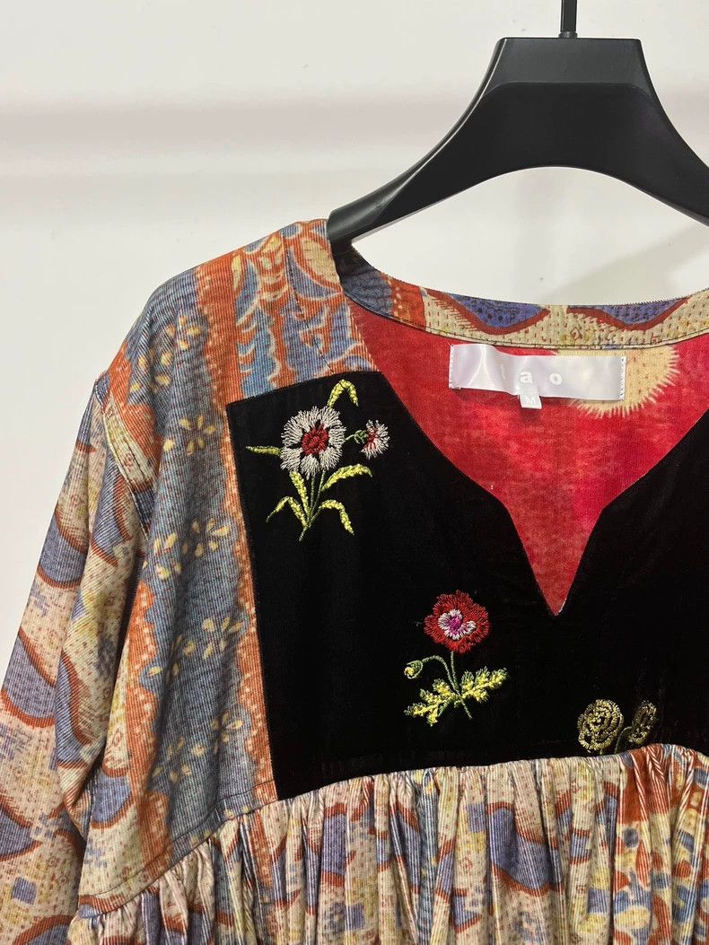 Comme des Garcons Comme Des Garcons Embroidered Floral Dress Size M / US 6-8 / IT 42-44 - 2 Thumbnail