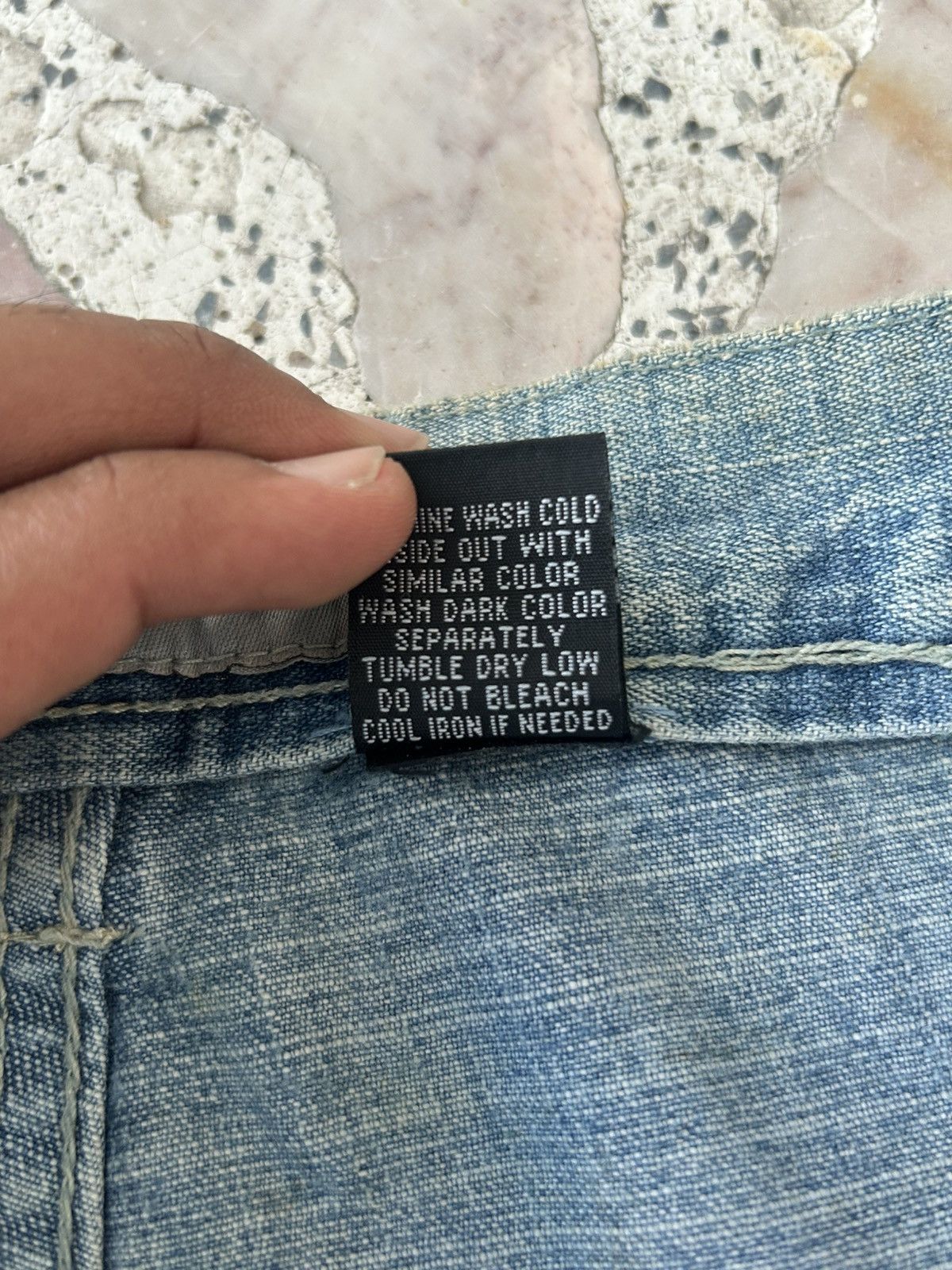 Southpole Southpole Vintage Sashiko Patchwork Japan Denim Size US 30 / EU 46 - 14 Thumbnail