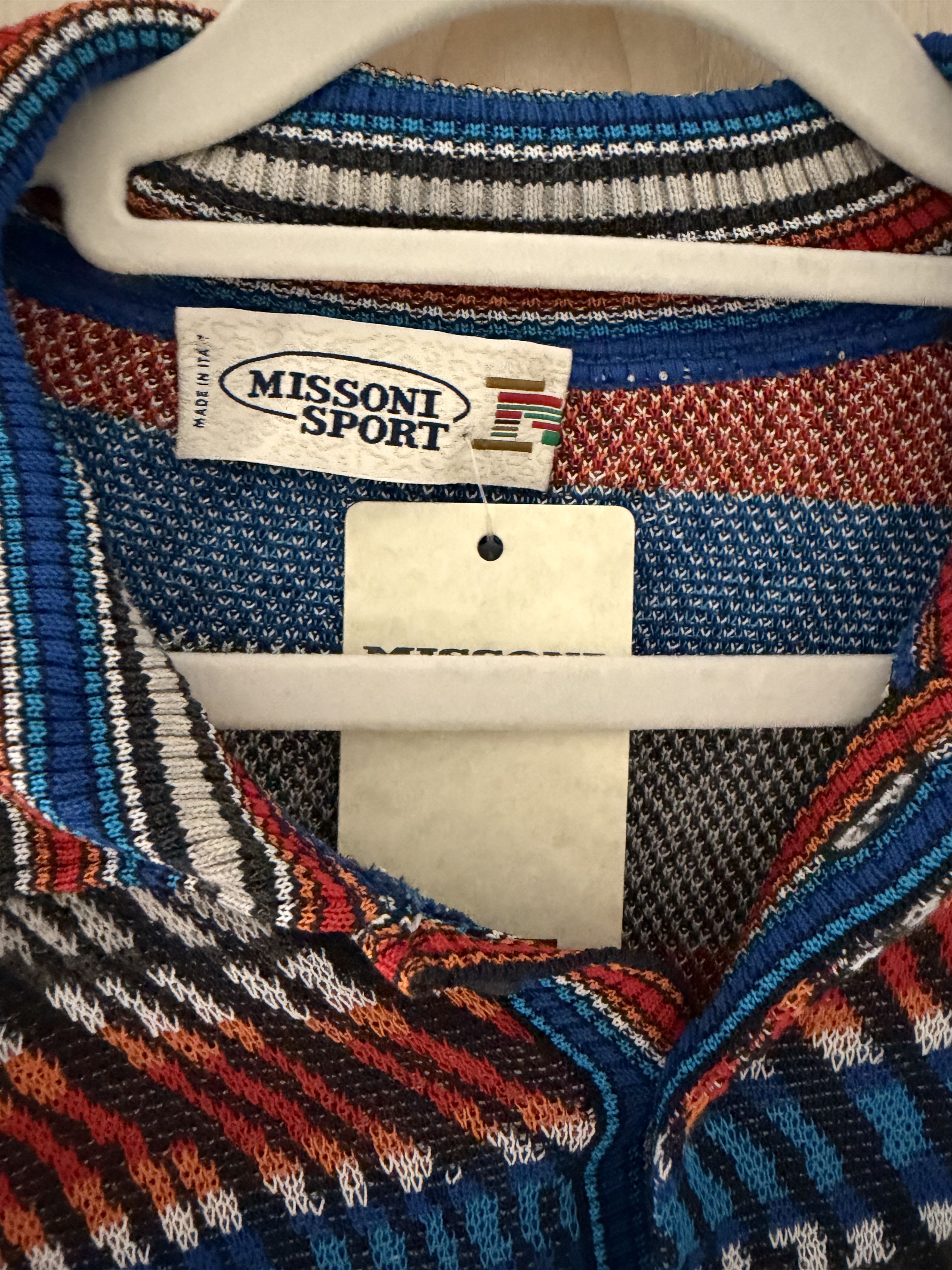 Missoni Missoni Colorful Knit Top polo shirt Size US M / EU 48-50 / 2 - 5 Thumbnail