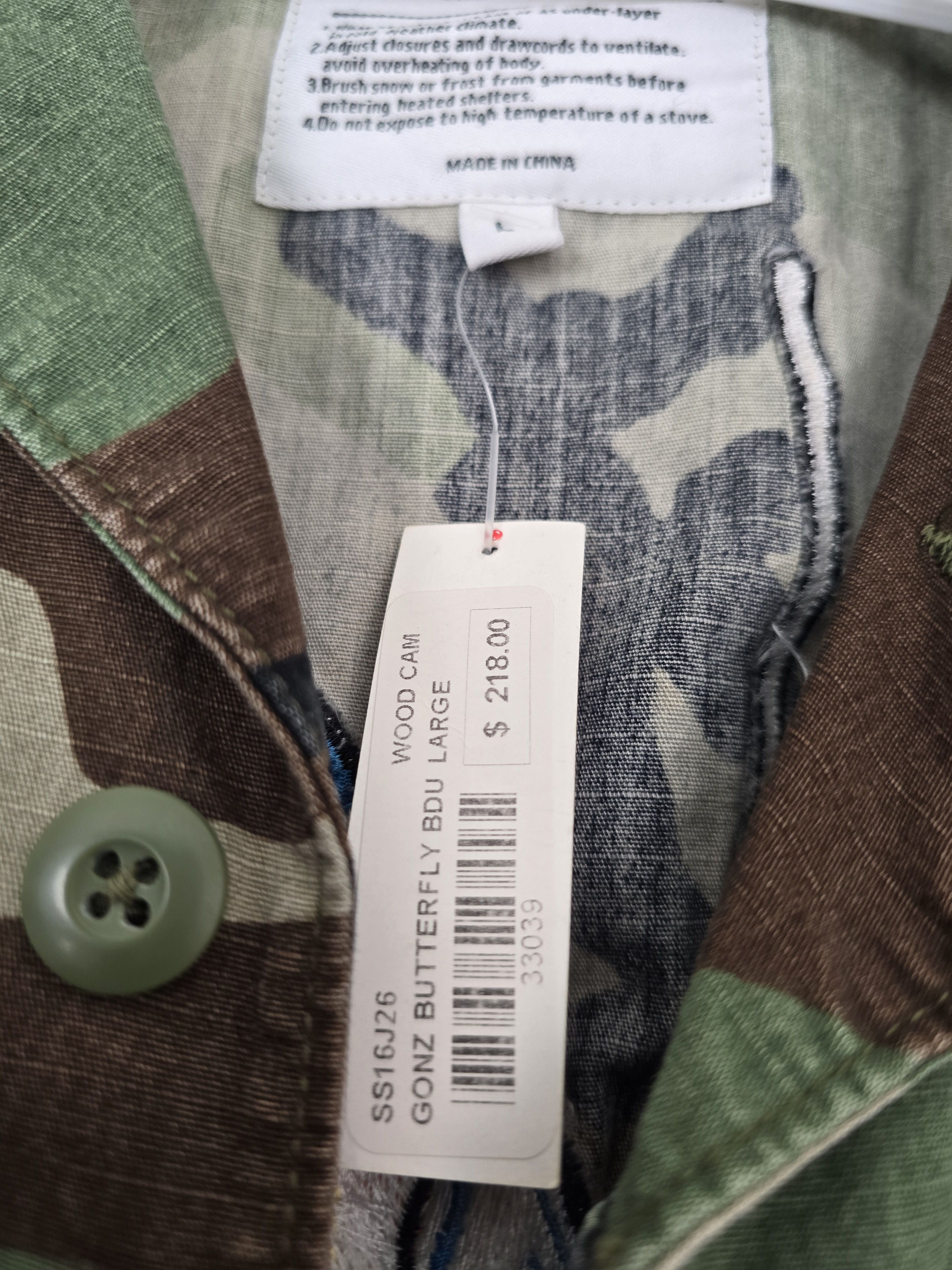 Supreme Supreme Gonz butterfly bdu shirt large new camo Size US L / EU 52-54 / 3 - 5 Thumbnail