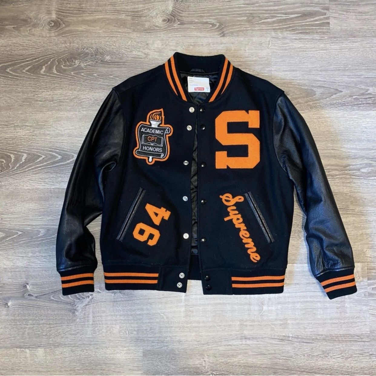 Supreme Supreme Team Varsity Jacket Size US S / EU 44-46 / 1 - 2 Thumbnail