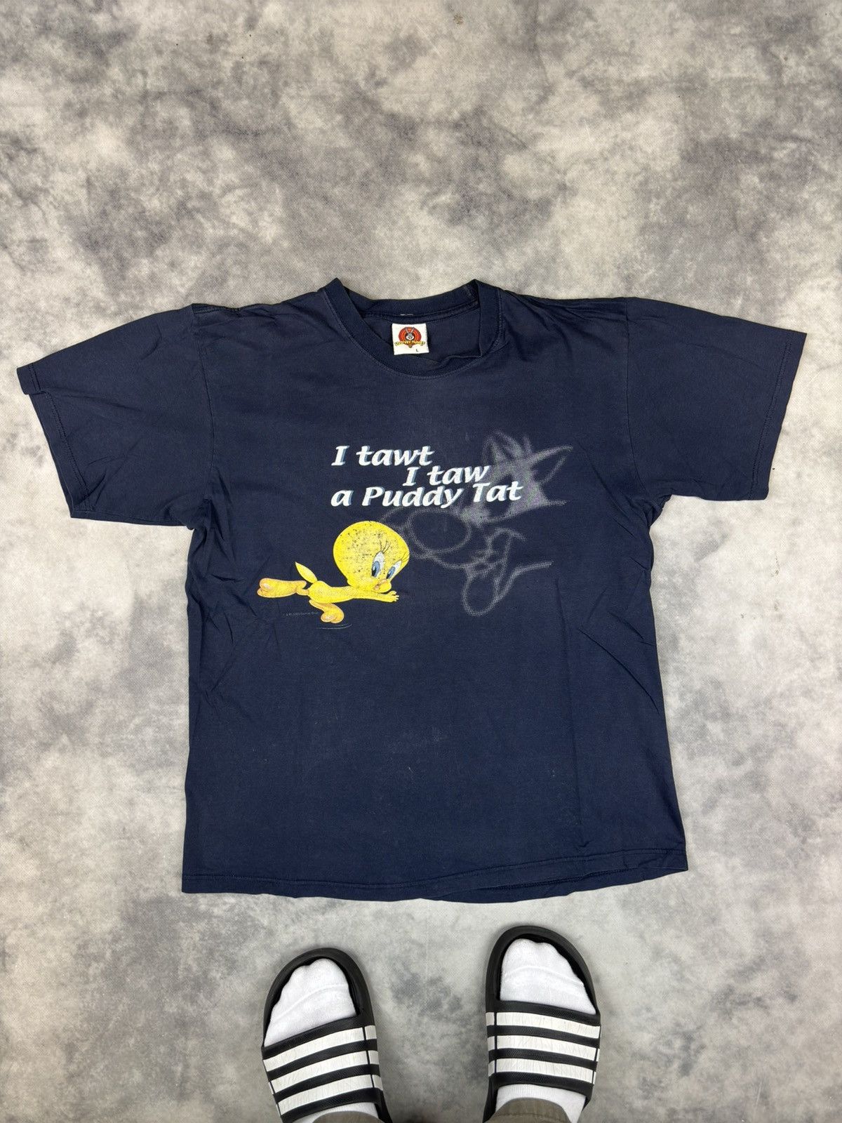 Vintage × Warner Bros Vintage Y2K Tweety Bird t shirt tee 00s 2000 lonney tunes Size US M / EU 48-50 / 2 - 1 Thumbnail