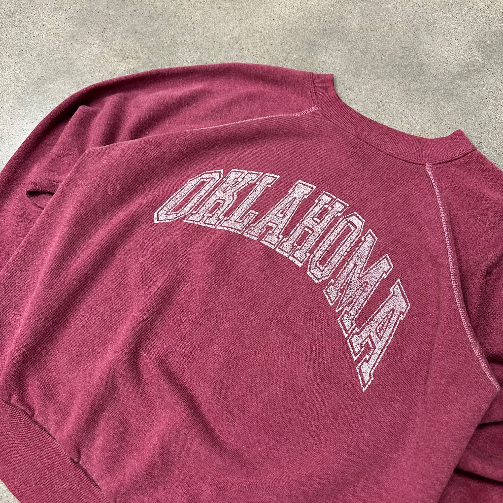 Vintage Vintage 80s University of Oklahoma Sweatshirt Size US M / EU 48-50 / 2 - 2 Thumbnail