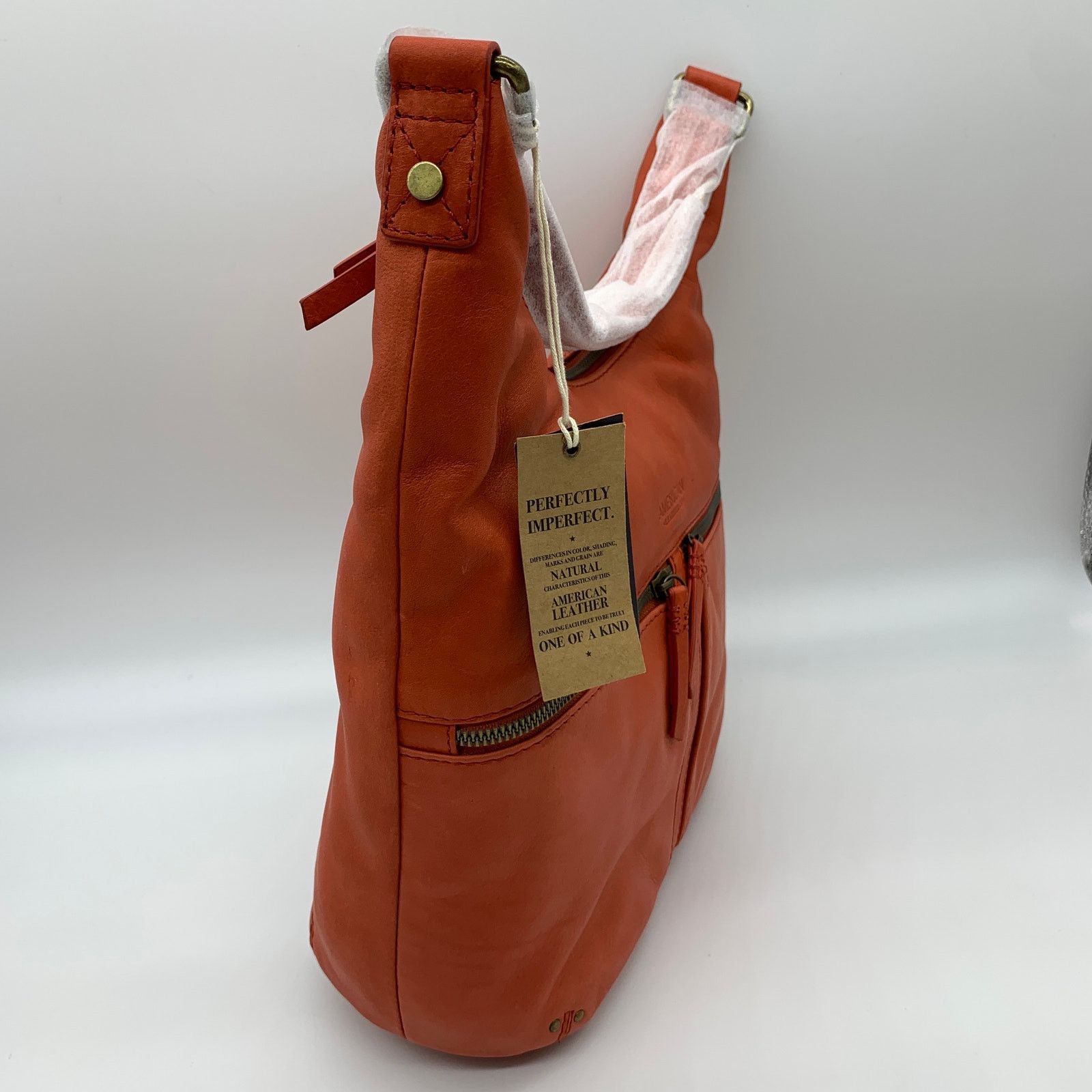 Other American Leather Co. Handbags Orange Whiskey Hobo Hanover Size ONE SIZE - 6 Thumbnail
