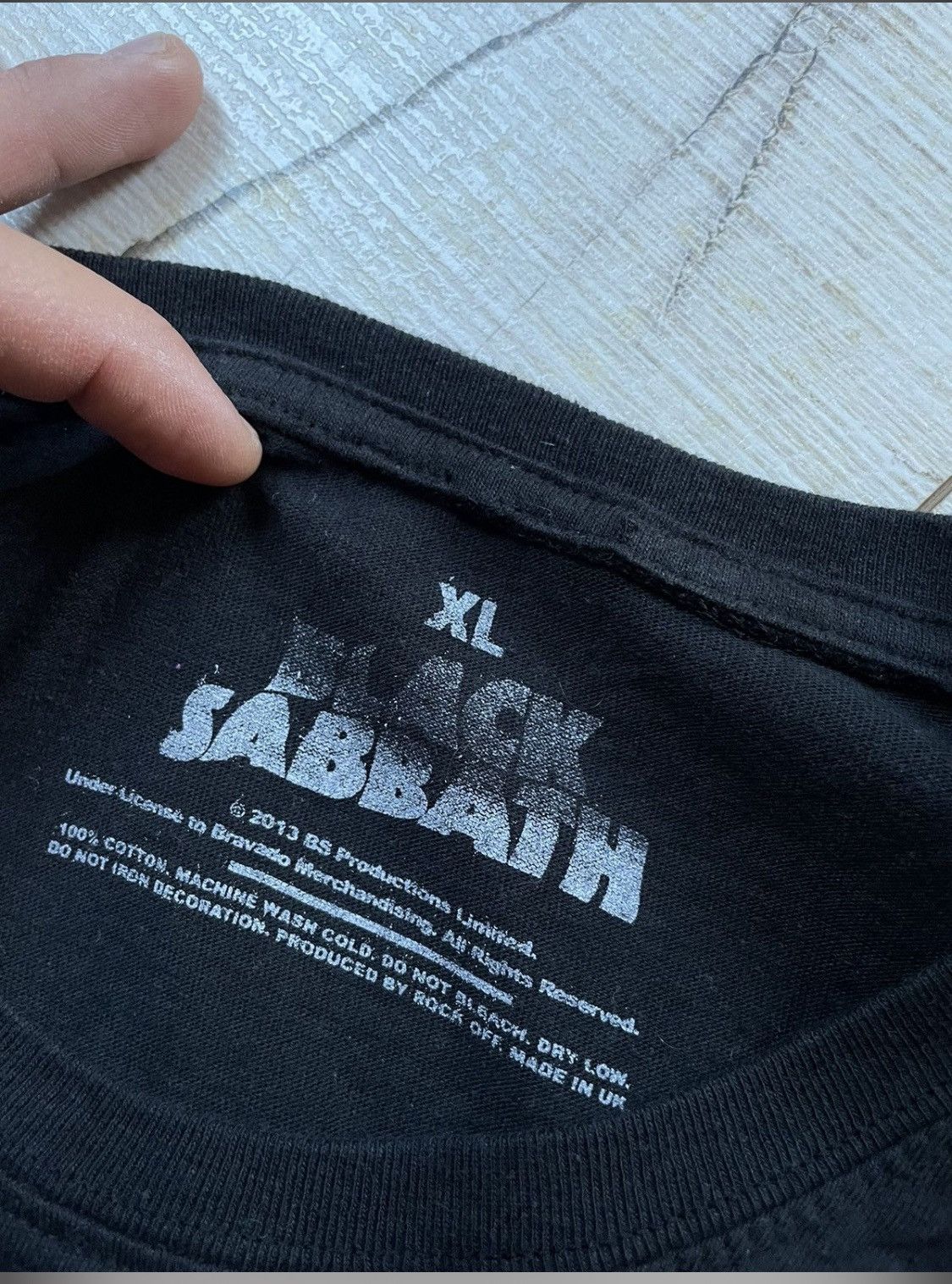 Black Sabbath Black Sabbath Official Merch Band Tee vintage 2013 rare rock Size US XL / EU 56 / 4 - 4 Thumbnail