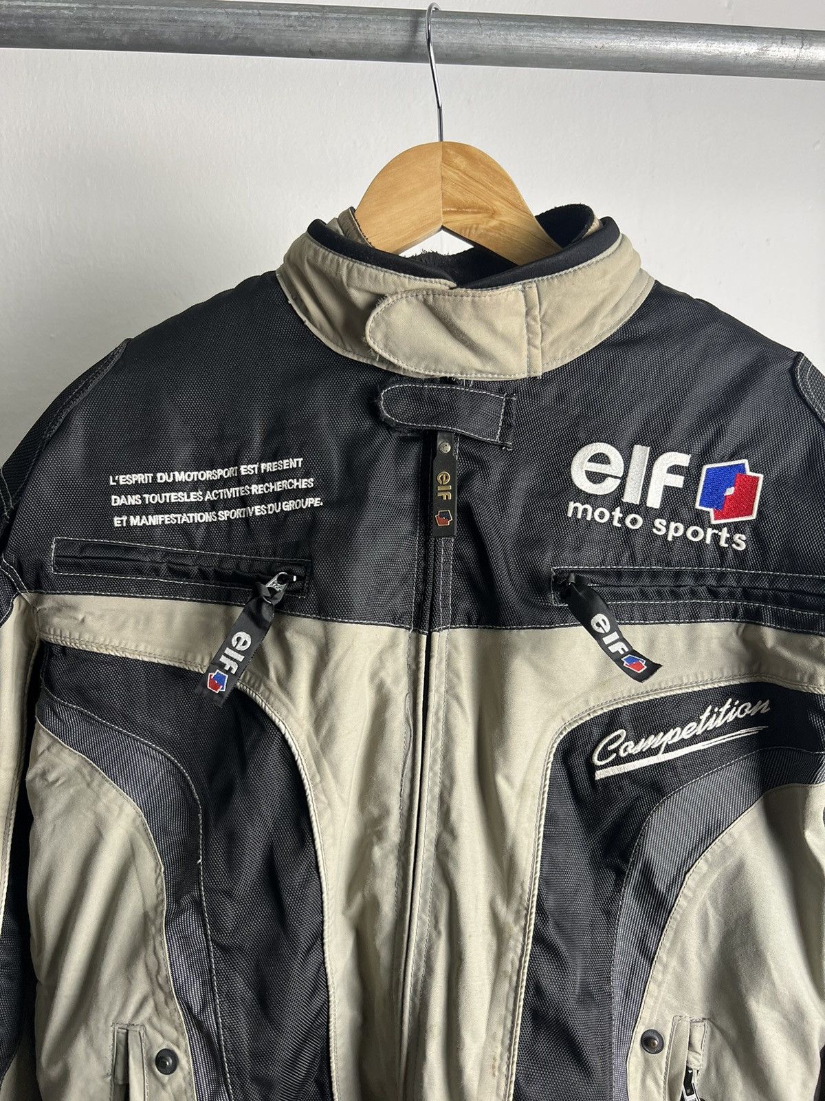 Japanese Brand × Vintage Vintage Elf Motorsports Racing Gear with padded Size US L / EU 52-54 / 3 - 3 Thumbnail