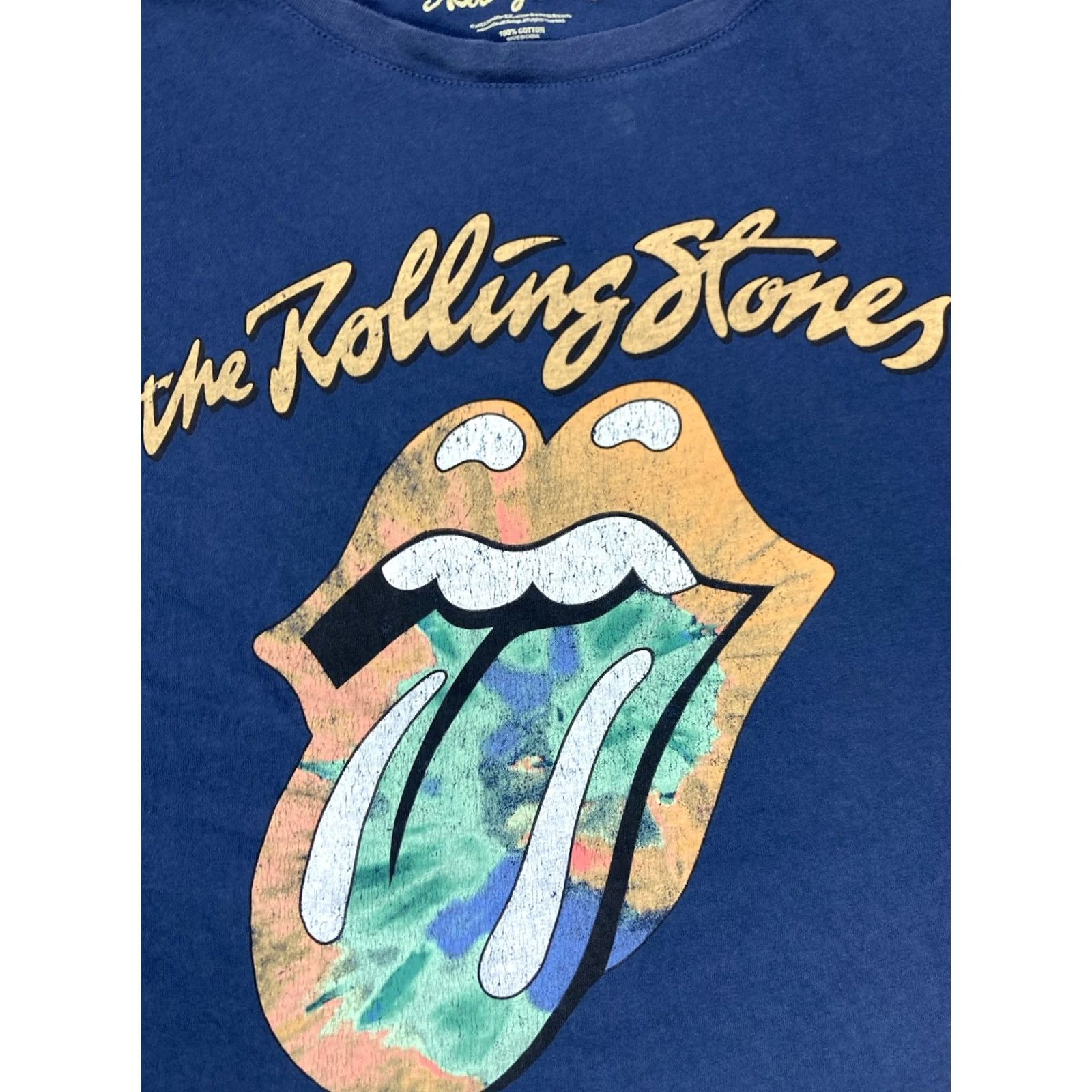Vintage VINTAGE The Rolling Stones T-Shirt Women XL Blue Short Sleeve Crew Neck Pullover Casual Music Size XL / US 12-14 / IT 48-50 - 2 Thumbnail