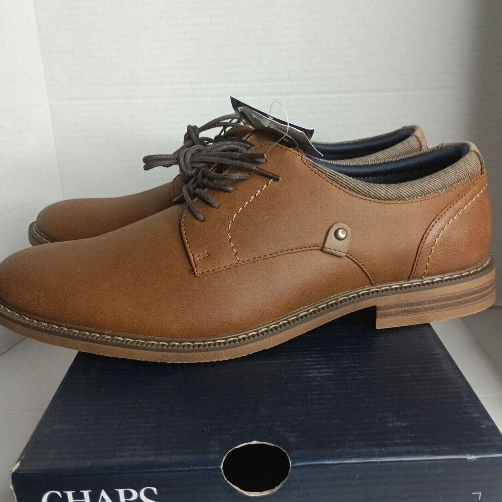 Chaps Chaps Plain Vamp Dress Shoes Men's Size 11 Comfort Tan Size US 11 / EU 44 - 4 Thumbnail