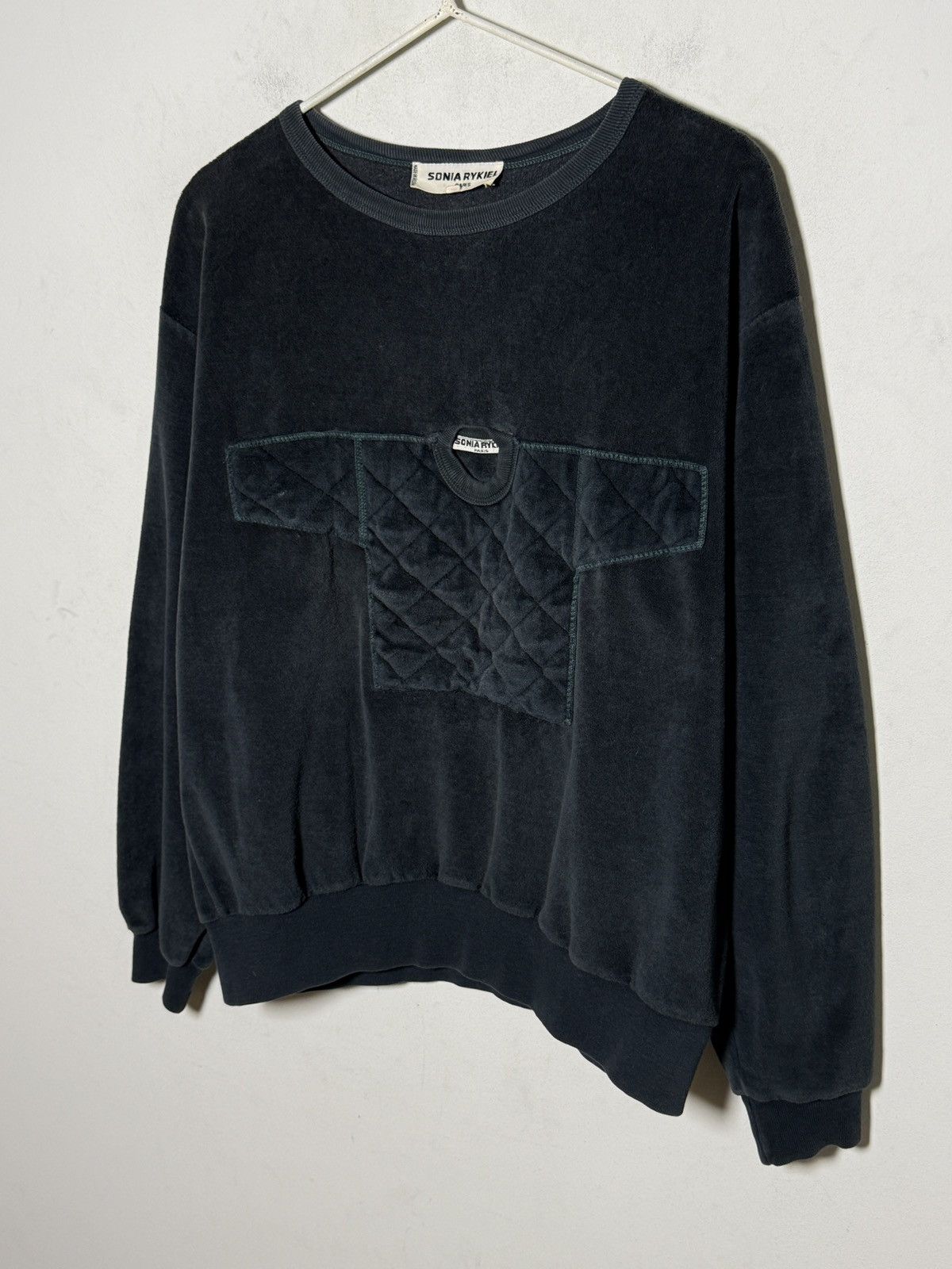 Sonia Rykiel Paris velour sweatshirt