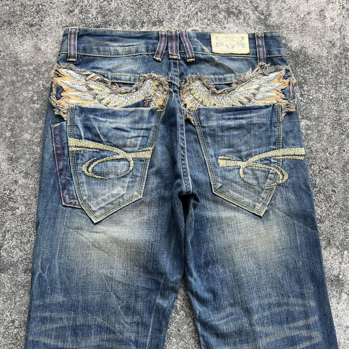 Japanese Brand “RED PEPPER” DISTRESS/FADED BLUE JEANS Size US 30 / EU 46 - 13 Thumbnail