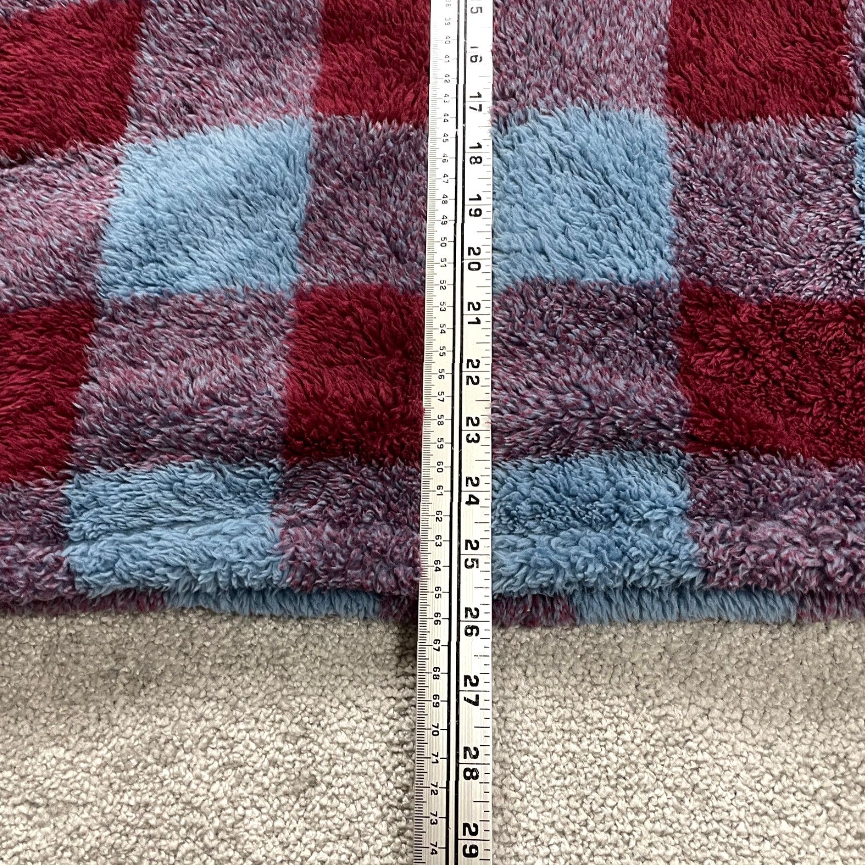 Eddie Bauer Eddie Bauer Jacket Womens XL Blue Red Plaid Fleece 1/4 Zip Soft Faux Fur Outdoor Size XL / US 12-14 / IT 48-50 - 6 Thumbnail