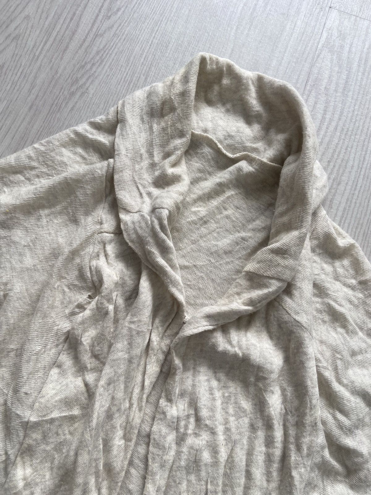 14th Addiction Vintage 2000s G.O.A Asymmetrical Buttonless Cardigan Size M / US 6-8 / IT 42-44 - 4 Thumbnail