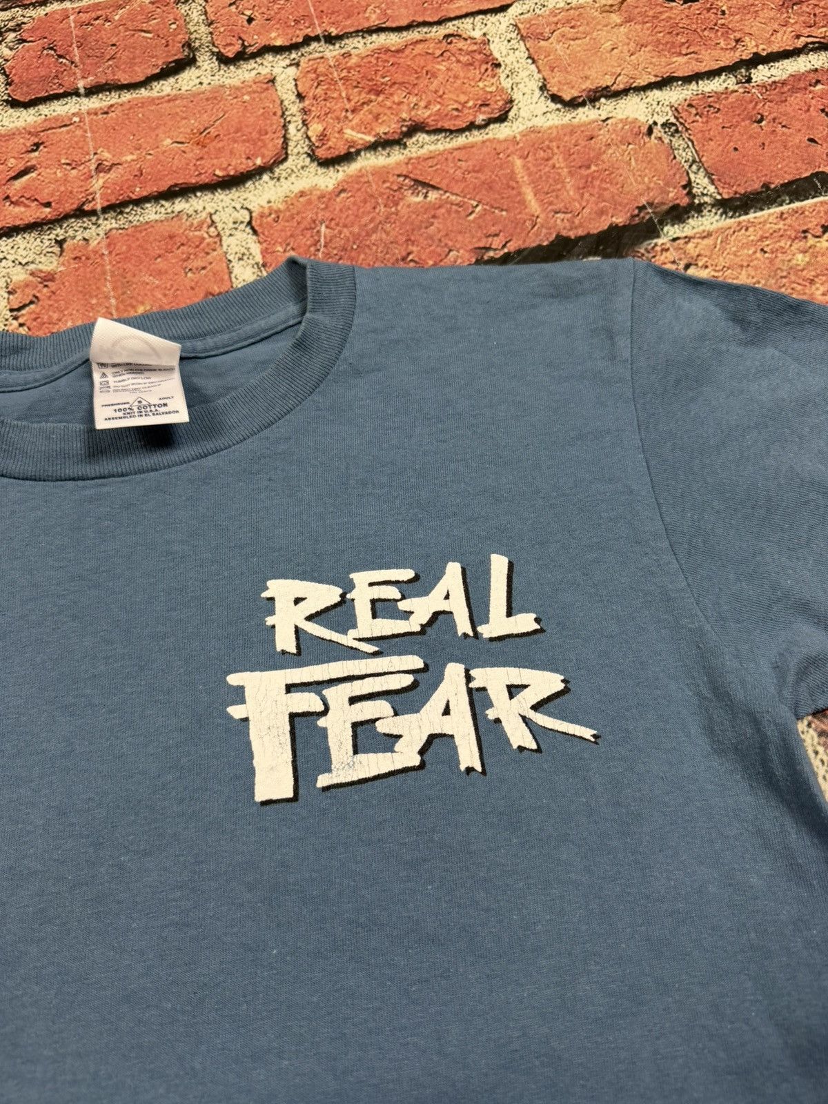 Delta Vintage Real Fear Jesus T-Shirt No Fear Parody Bible Size US S / EU 44-46 / 1 - 4 Thumbnail