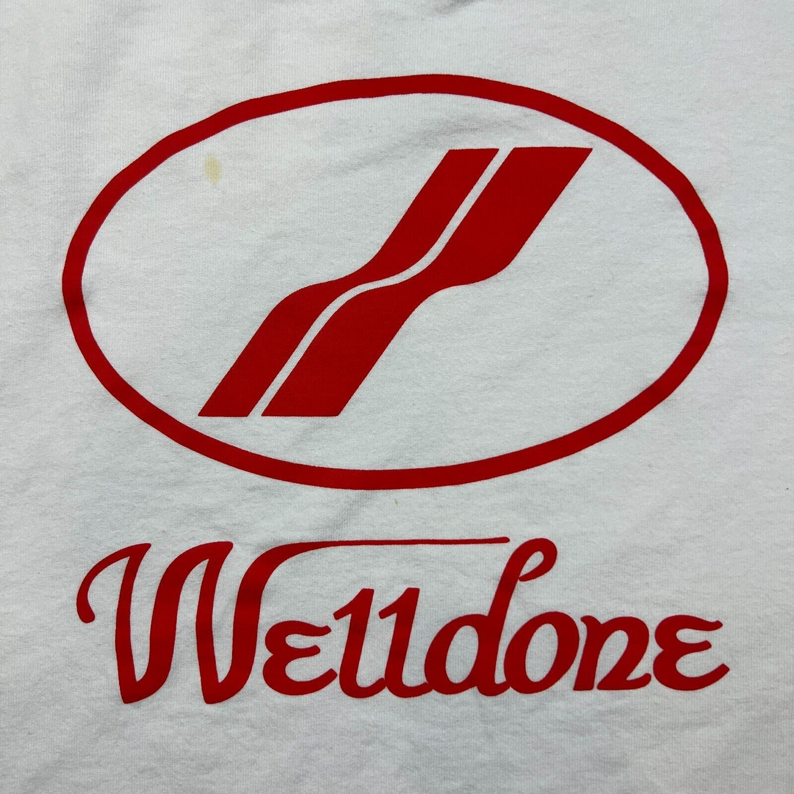 WE11DONE WE11DONE Shirt Small White Spell Out Graphic Long Sleeve Tee Size US S / EU 44-46 / 1 - 3 Thumbnail