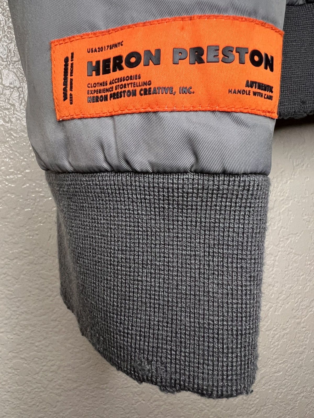 Heron Preston Heron Preston HP Sponsor Nylon Varsity Jacket Size Large Size US L / EU 52-54 / 3 - 4 Thumbnail