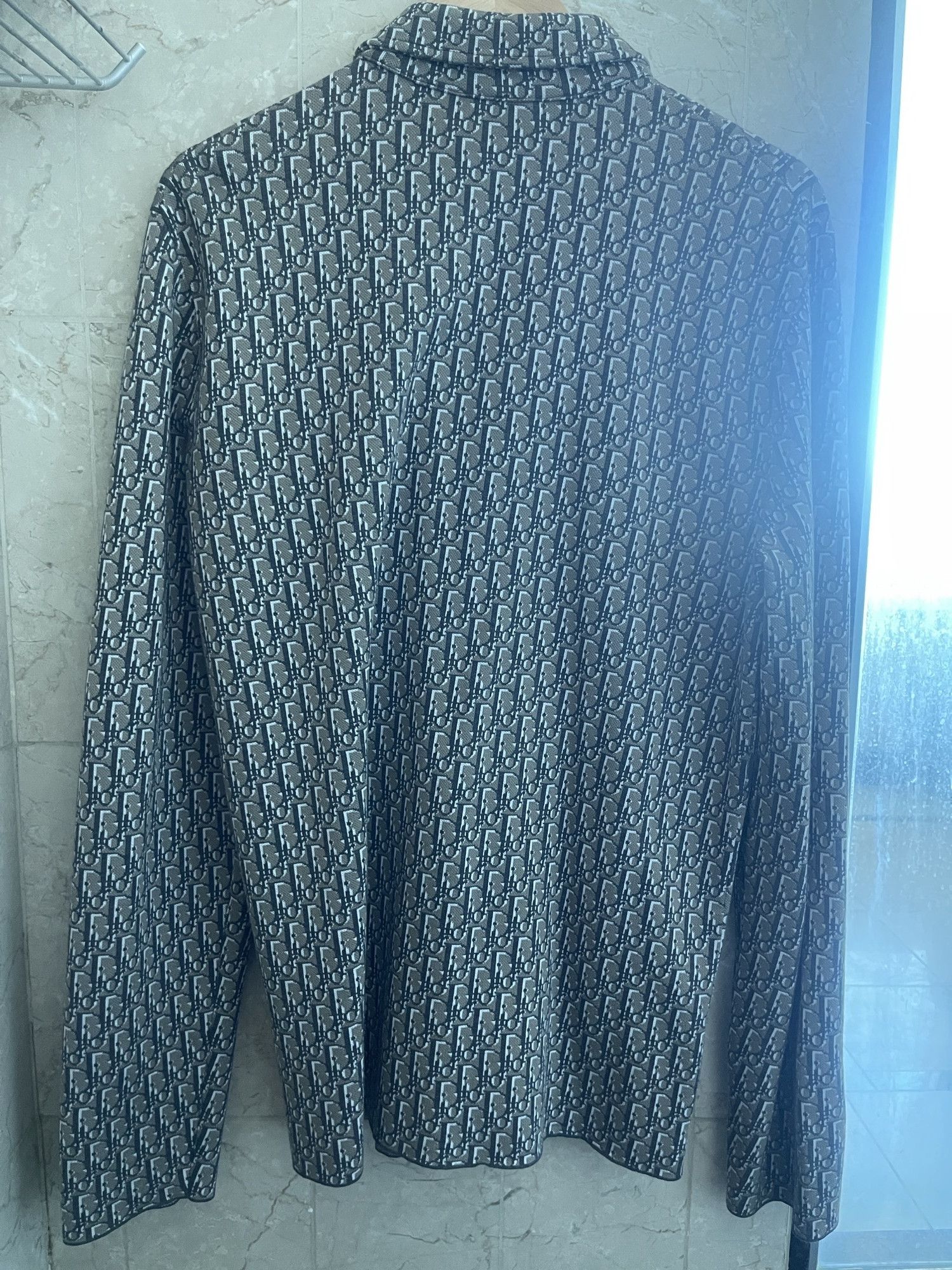 Dior DIOR - Oblique Jacquard Print Shirt Size US L / EU 52-54 / 3 - 5 Thumbnail