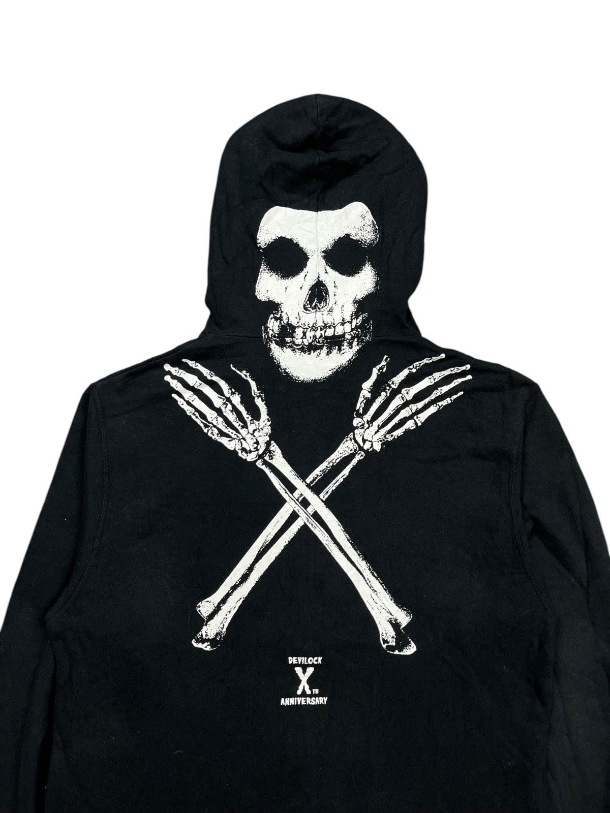 20471120 2000s Devilock - 10th Anniversary Skull Zip Hoodie Size US M / EU 48-50 / 2 - 4 Thumbnail