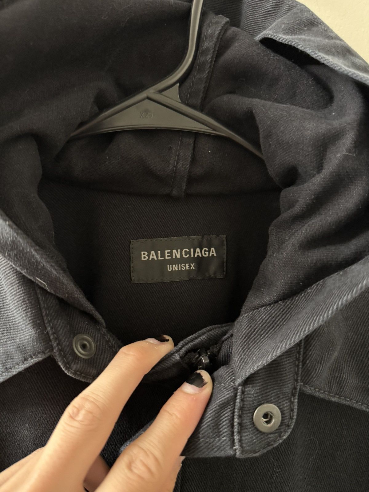 Balenciaga Balenciaga Parka Denim Jacket Size US S / EU 44-46 / 1 - 2 Thumbnail