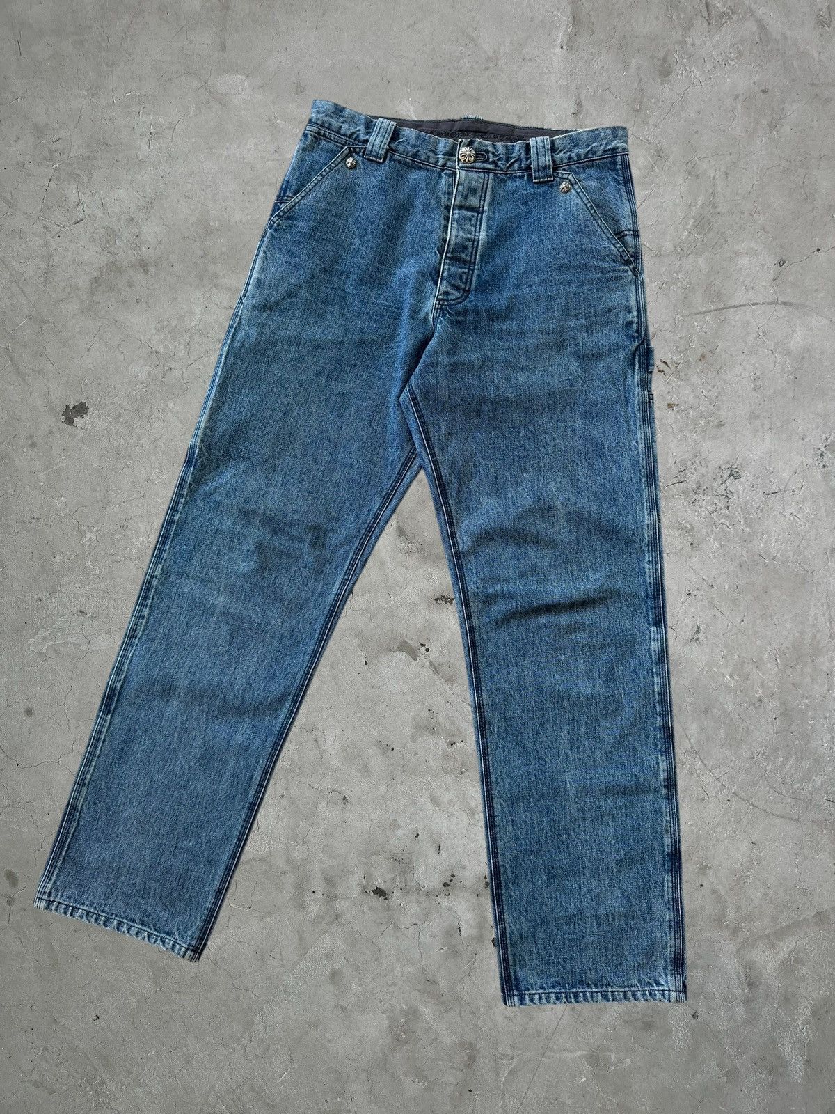 Chrome Hearts Chrome Hearts Turbo Diesel Carpenter Denims Size US 34 / EU 50 - 3 Thumbnail