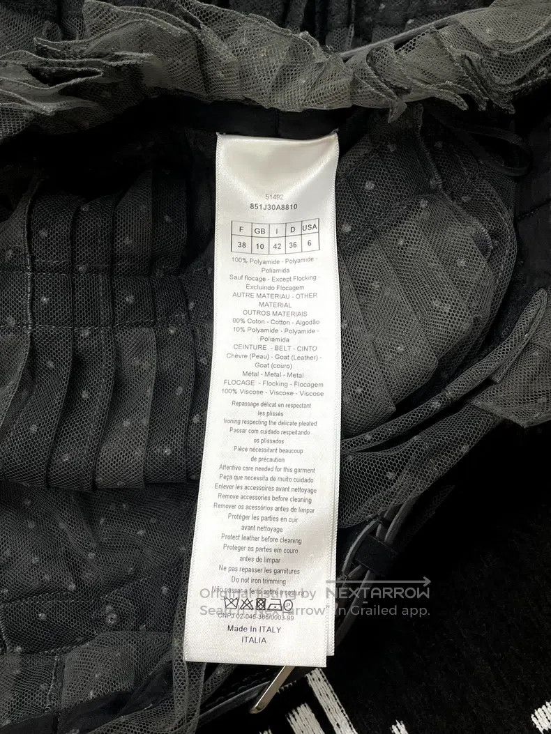 Dior Dior Polidot mesh stitching lace skirt short skirt Size 25" / US 0 / IT 36 - 5 Thumbnail