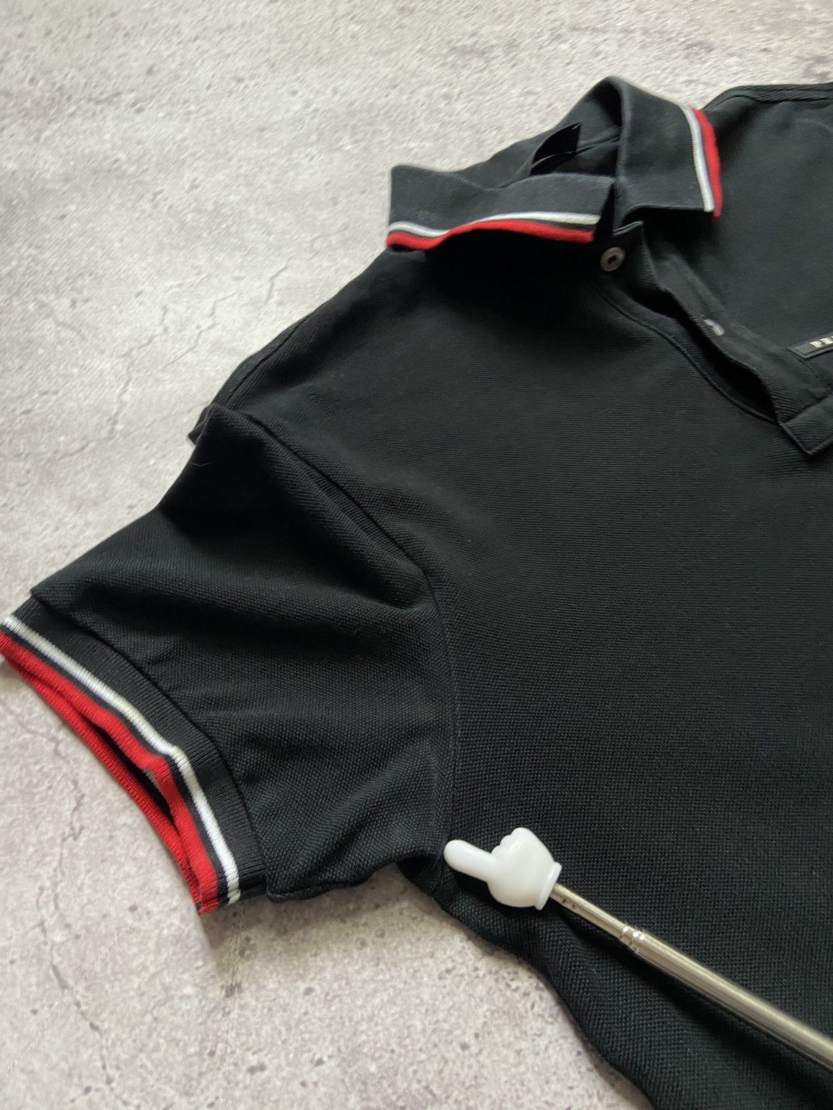 Prada PRADA Polo Shirt Short Sleeve black Tab Size US M / EU 48-50 / 2 - 9 Thumbnail