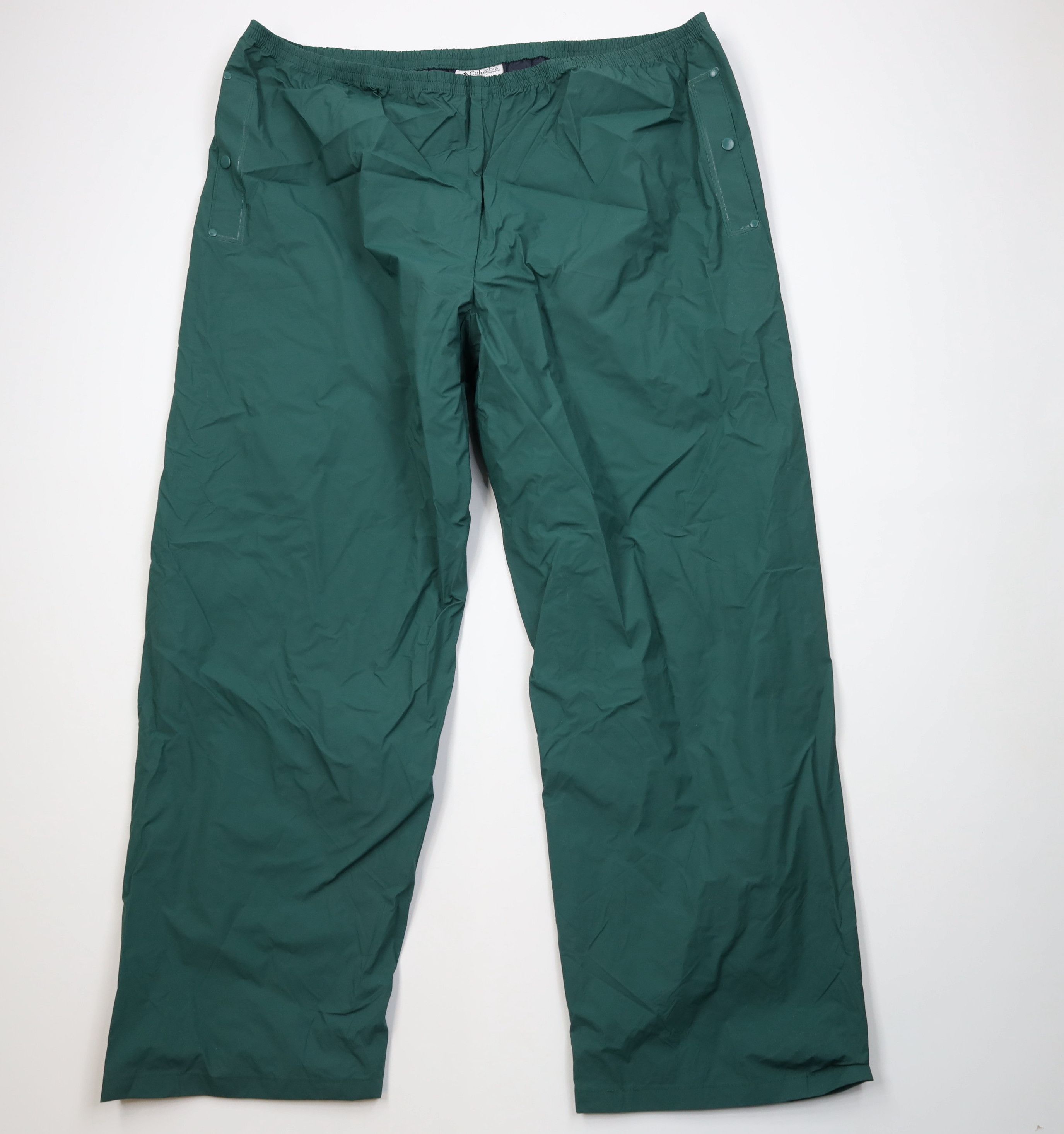 Columbia Vintage 90s Columbia Rain Waterproof Wide Leg Pants Green Size US 44 / EU 60 - 1 Thumbnail