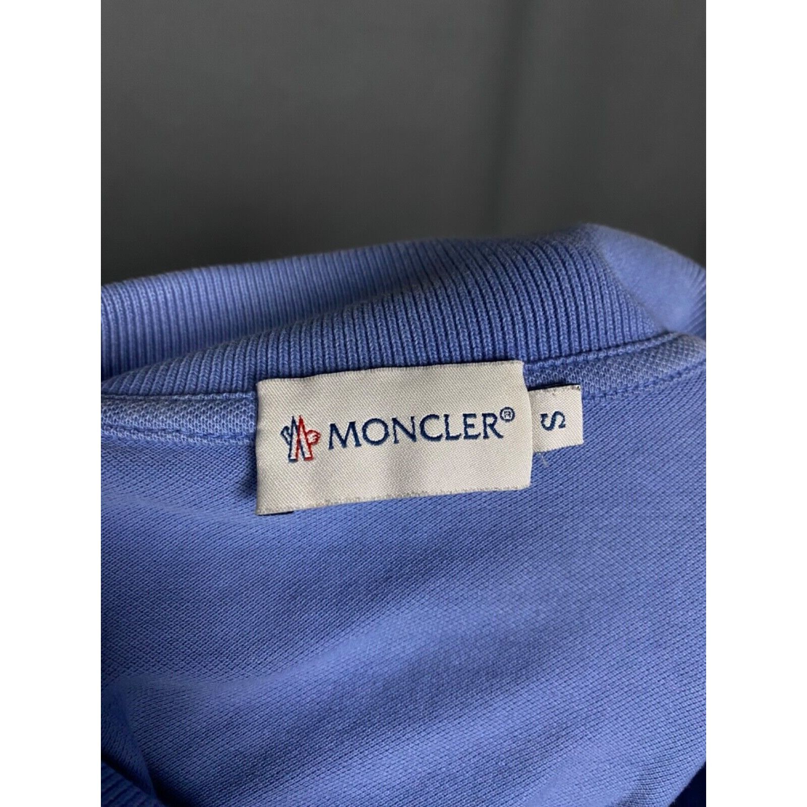 Moncler Moncler Maglia Women's Blue Polo T-Shirt Size S Size S / US 4 / IT 40 - 11 Thumbnail