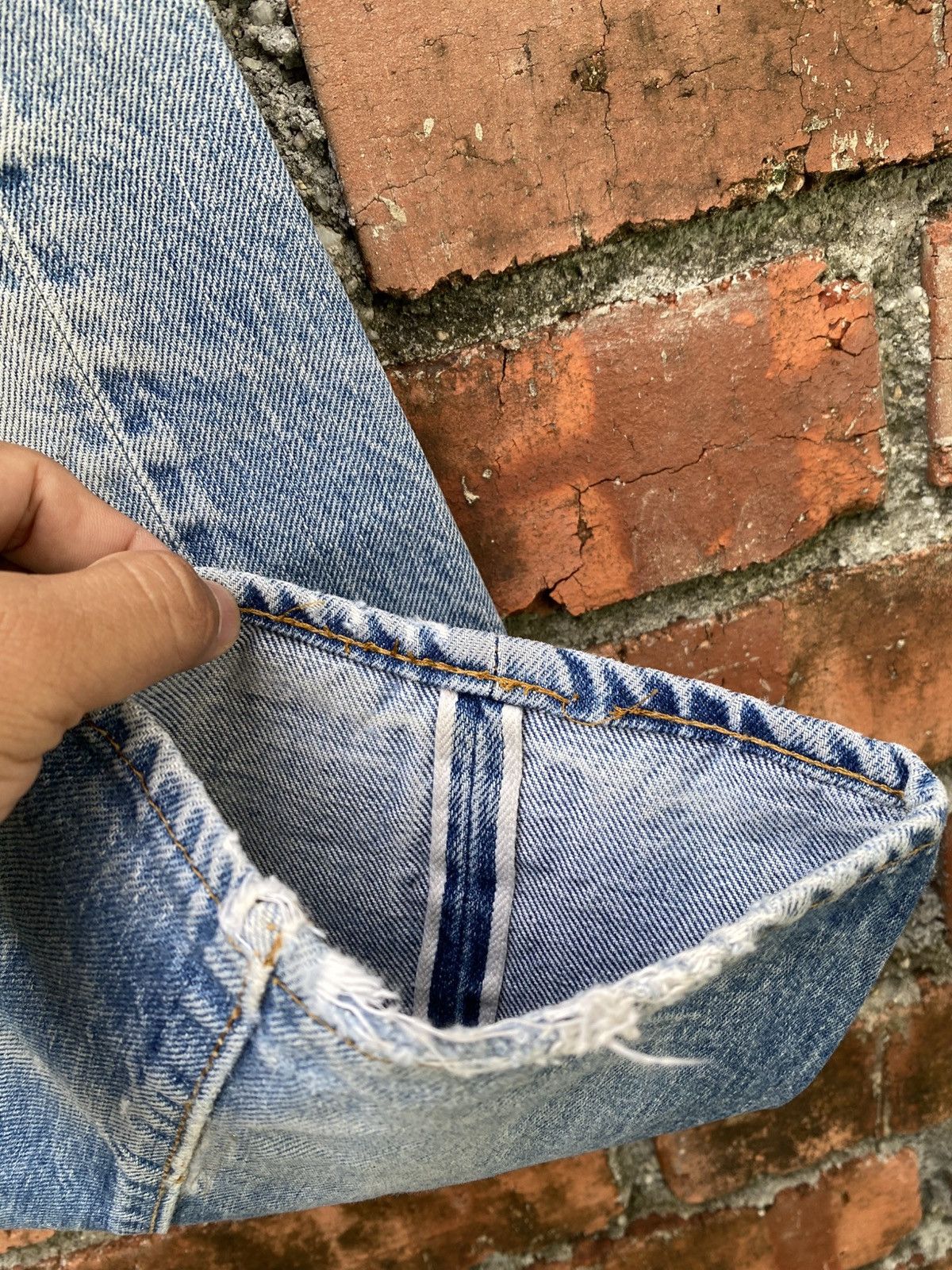 Levi's Vintage Clothing W28x30 Vintage levi's 501 distressed repaired redline USA Size US 28 / EU 44 - 5 Thumbnail